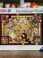 Ravensburger Puzzle - Vintage Games 1000 Pc.