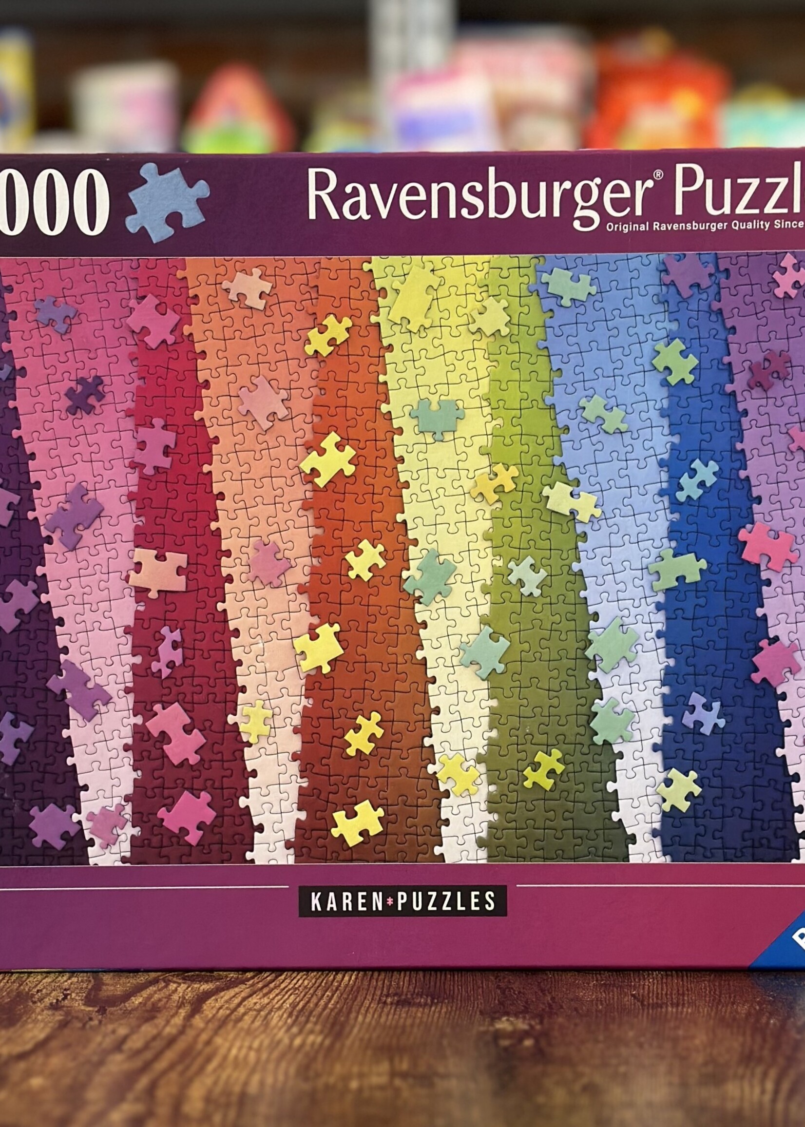 Ravensburger Puzzle - Colors on Colors (Karen Puzzles) 1000 Pc.