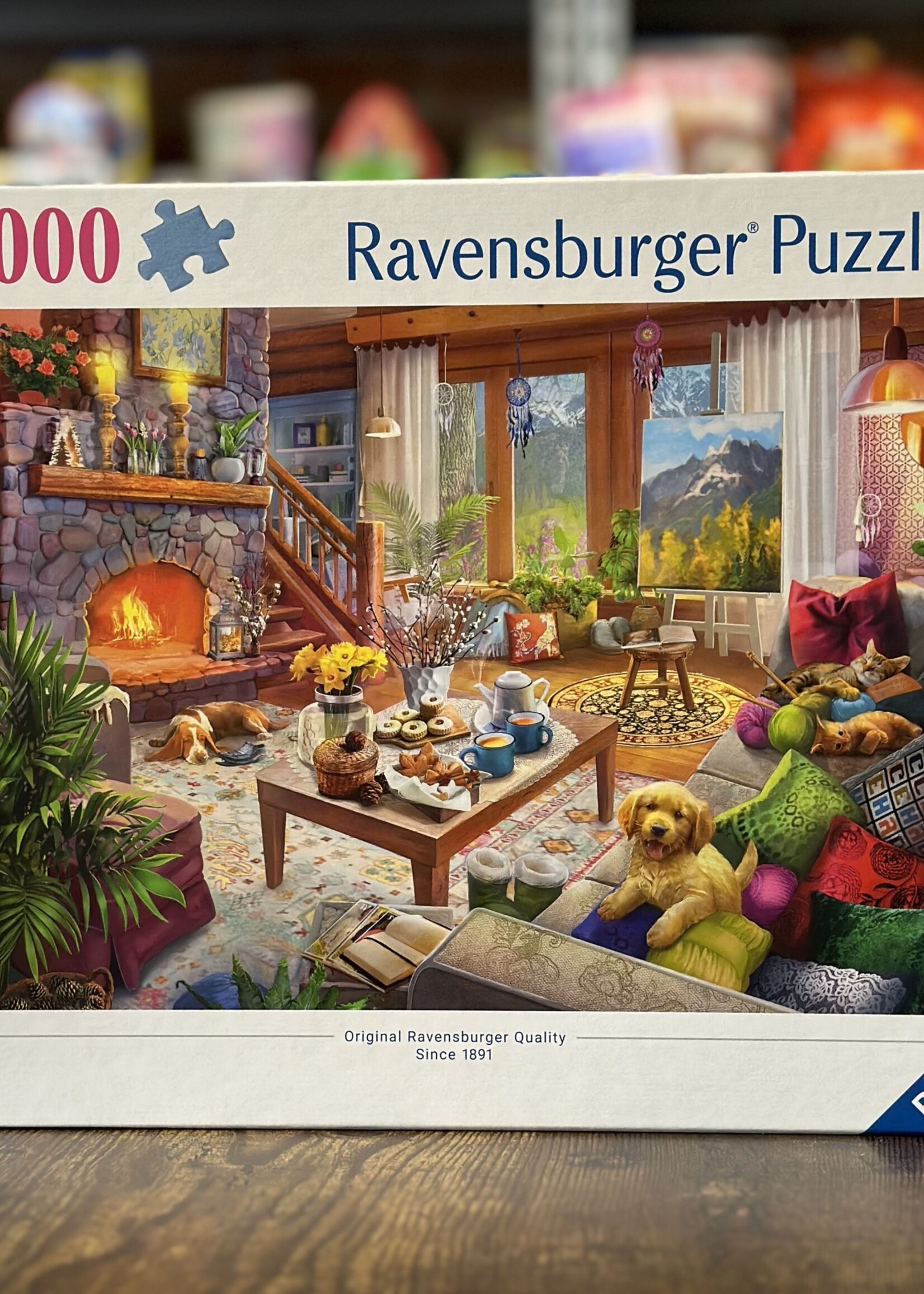 Ravensburger Puzzle - Cozy Cabin 1000 Pc.