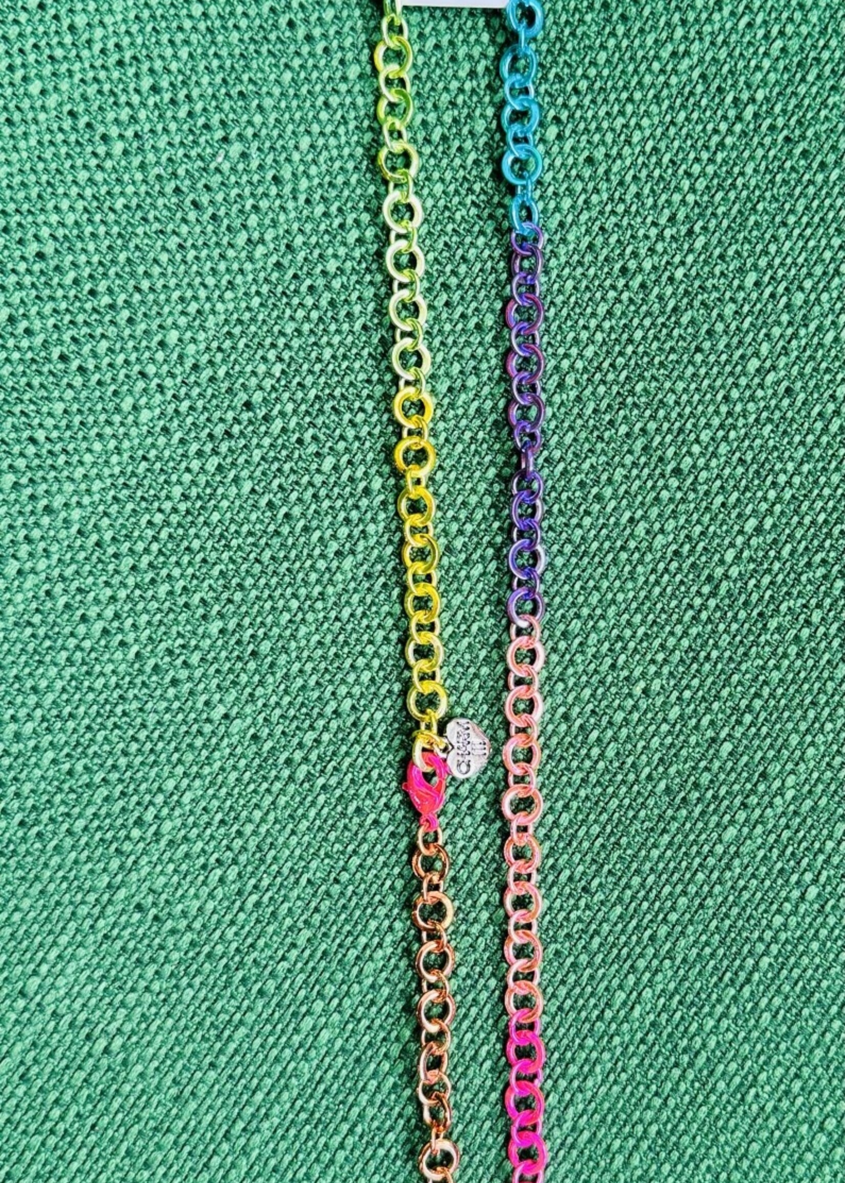 Charm It! Charm It! - Rainbow Chain Necklace