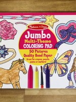 Melissa & Doug Jumbo Coloring Pad - Pink  (11" x 14")
