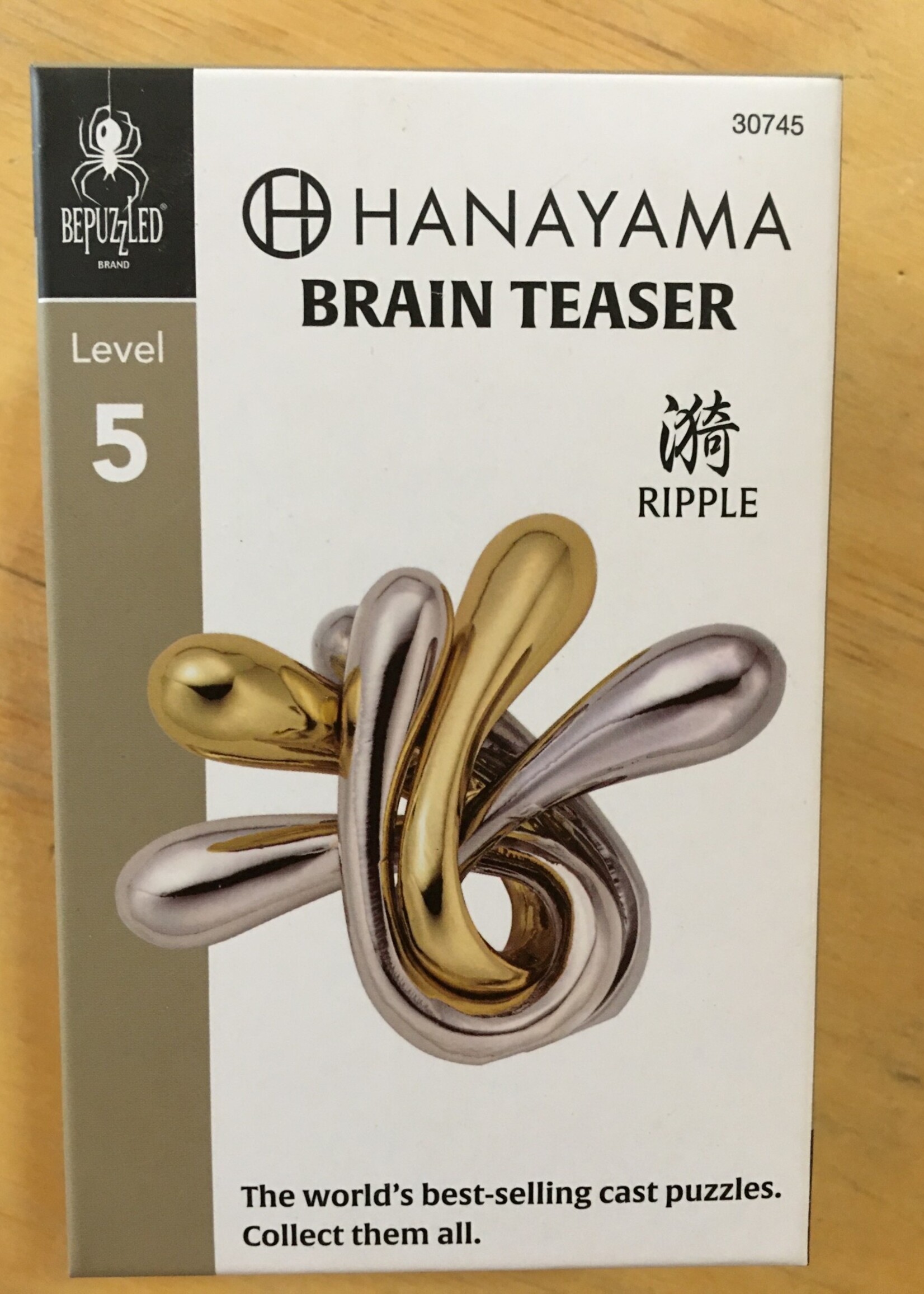 Hanayama Puzzle -Ripple Metal (Level5)