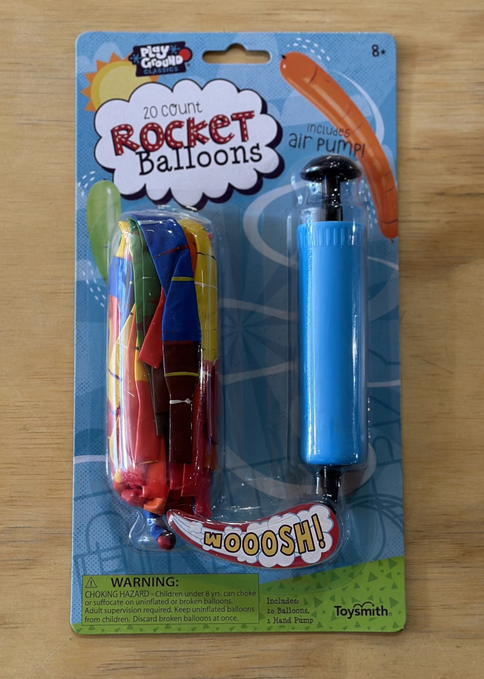 Toysmith 20 Rocket Balloons Set