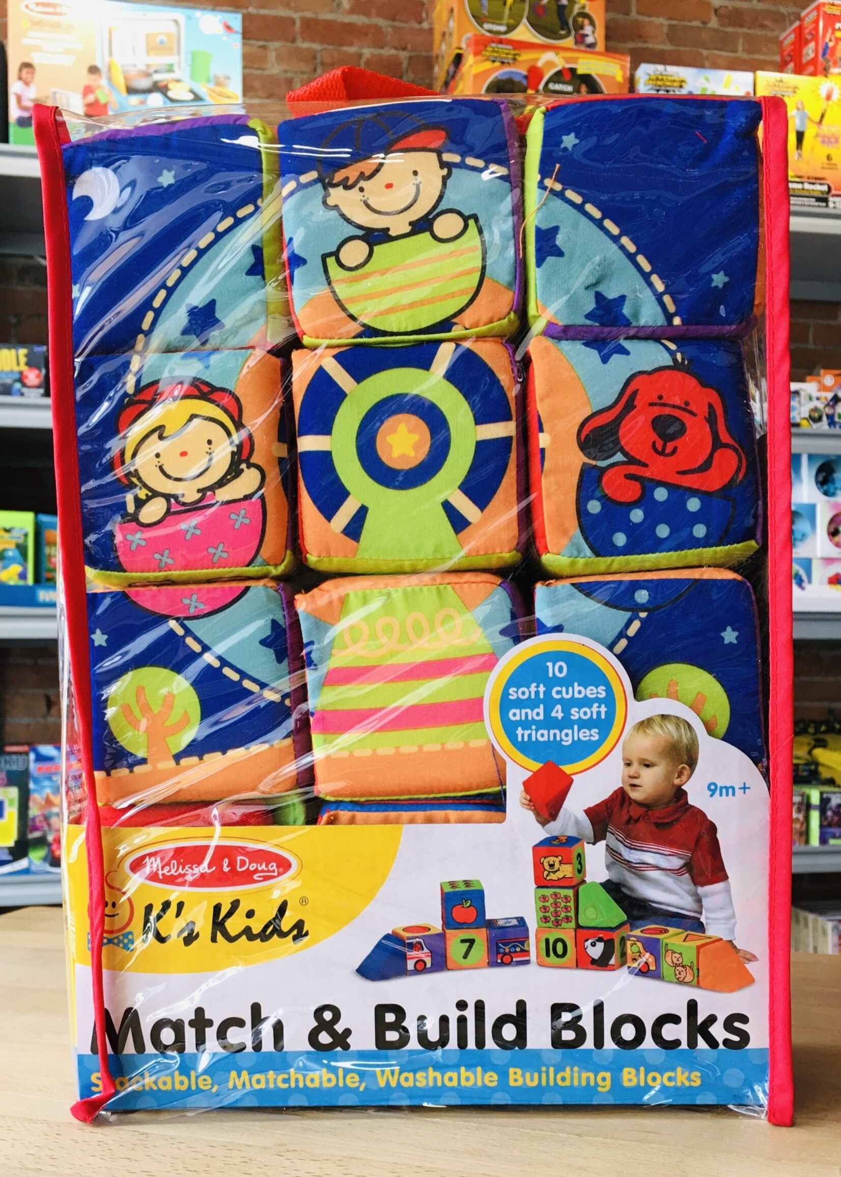 Melissa & Doug Match & Build Blocks