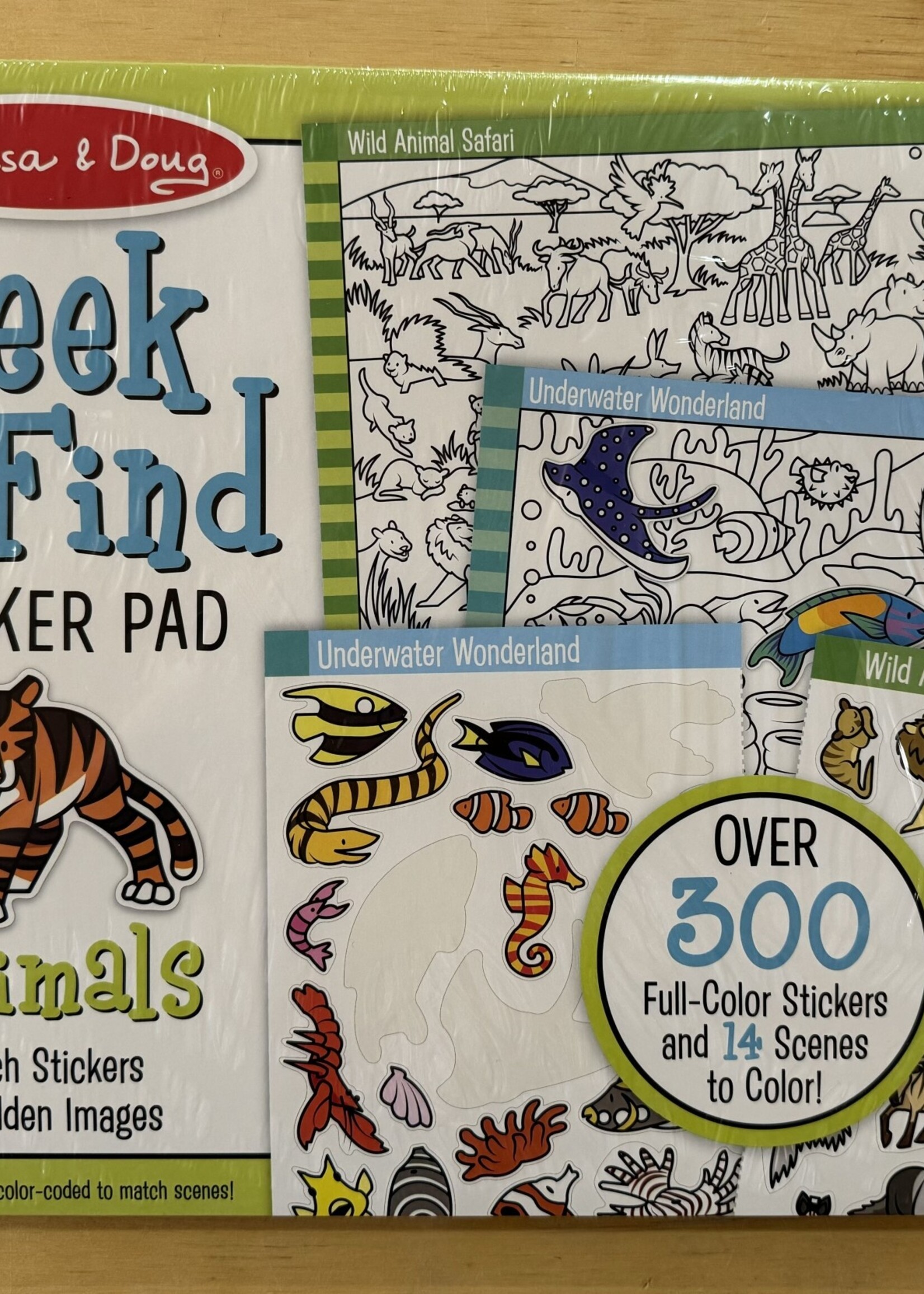 Melissa & Doug Seek & Find Sticker Pad - Animals
