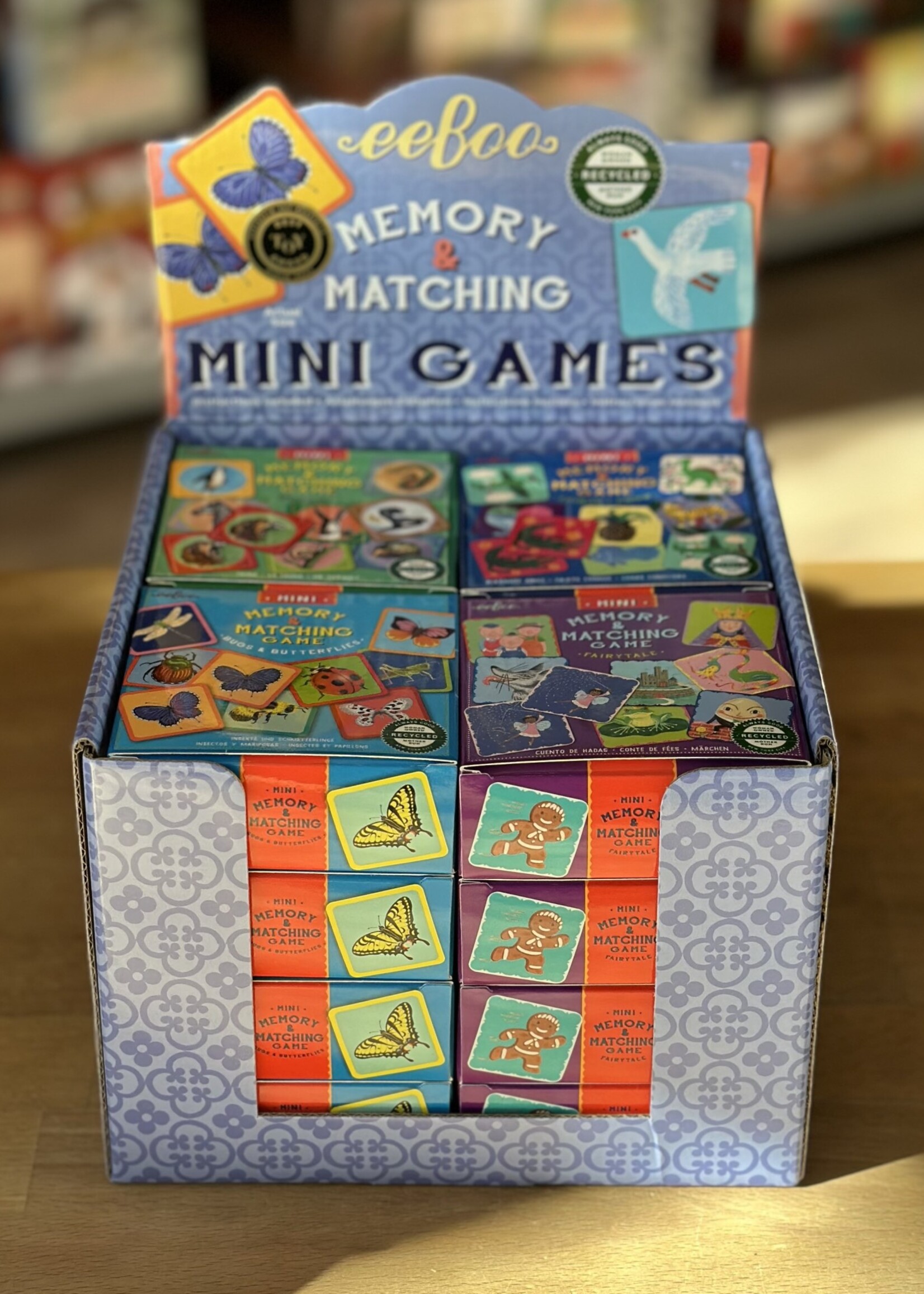 eeBoo Mini Memory & Matching Game - Wildlife
