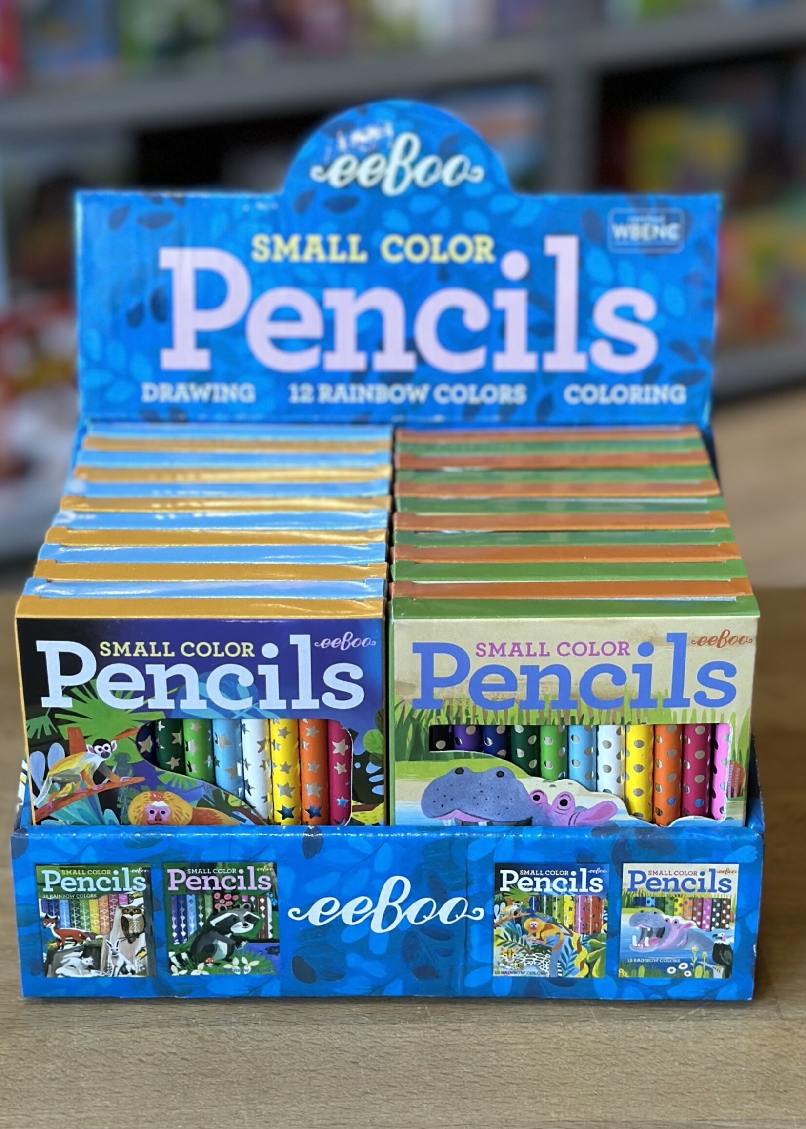 eeBoo Raccoons (Animals in Wild Small Pencils)