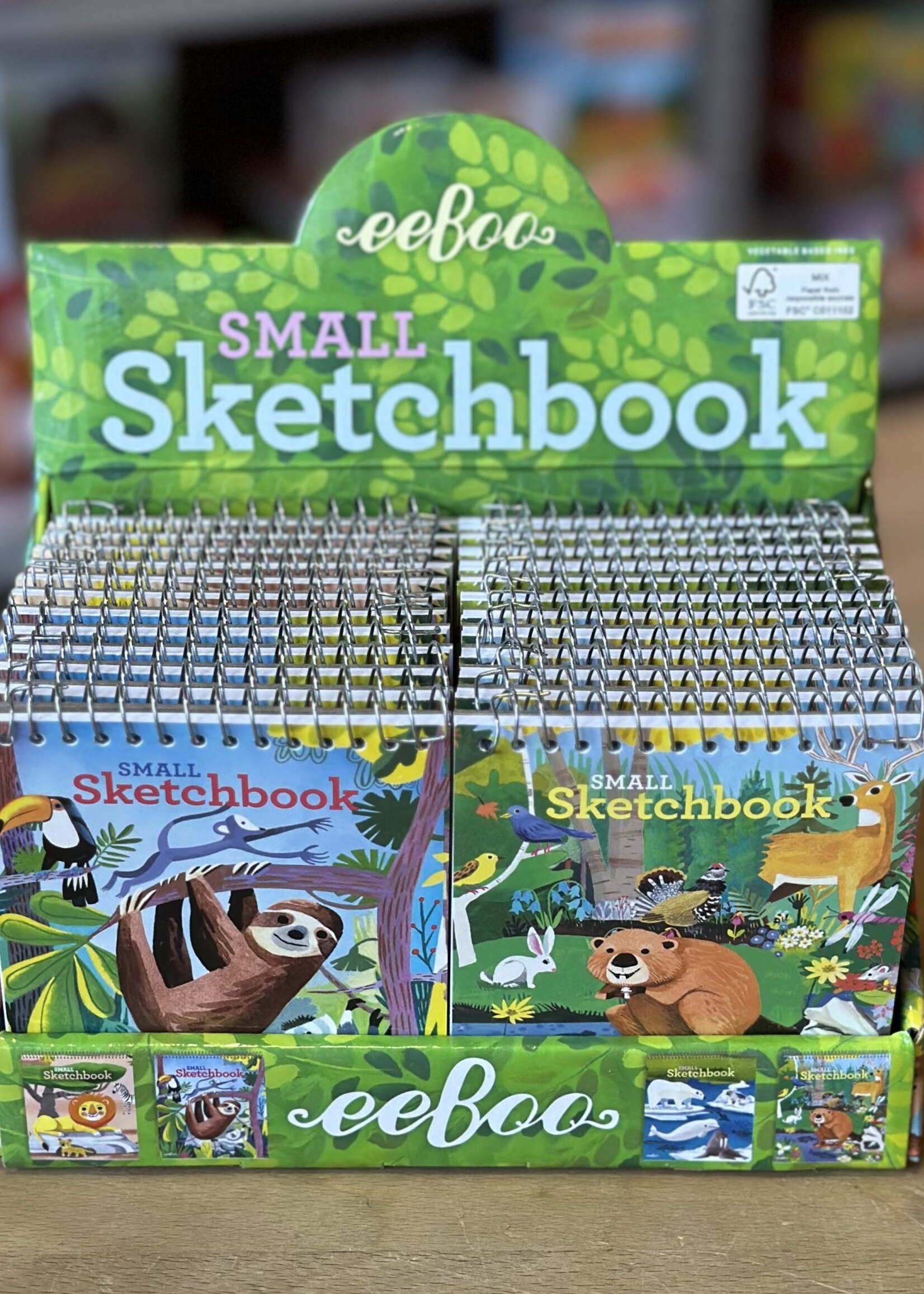 eeBoo Sketchbook - Safari Animals (Small Sketch Animals in Wild)