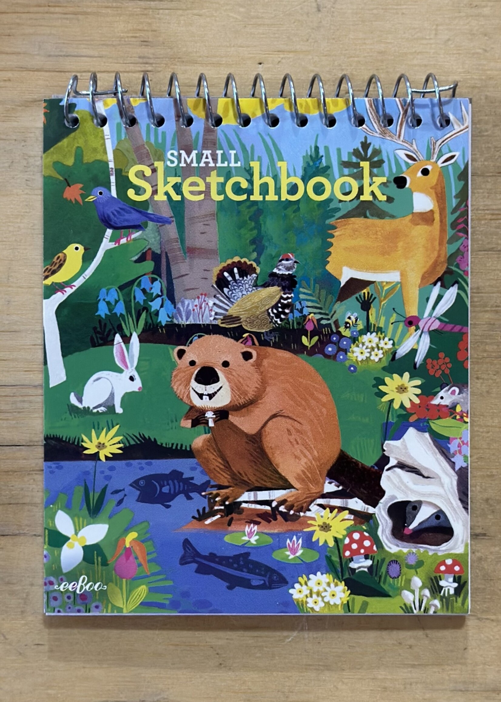 eeBoo Sketchbook - Woodland Animals (Small Sketch Animals in Wild)