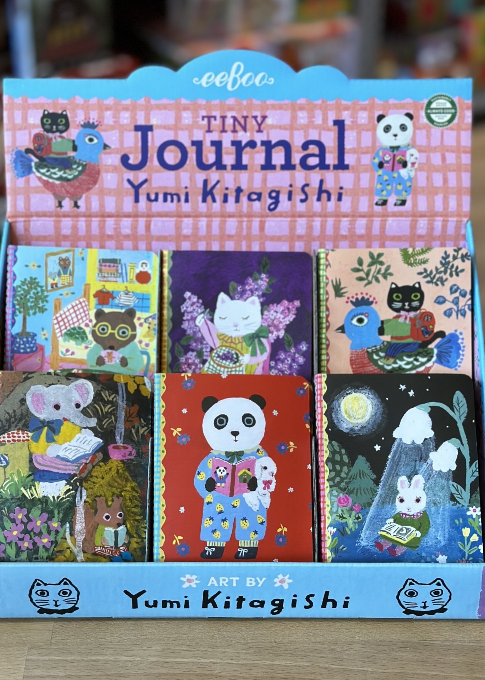 eeBoo Panda in Pajamas (Yumi Tiny Journal)