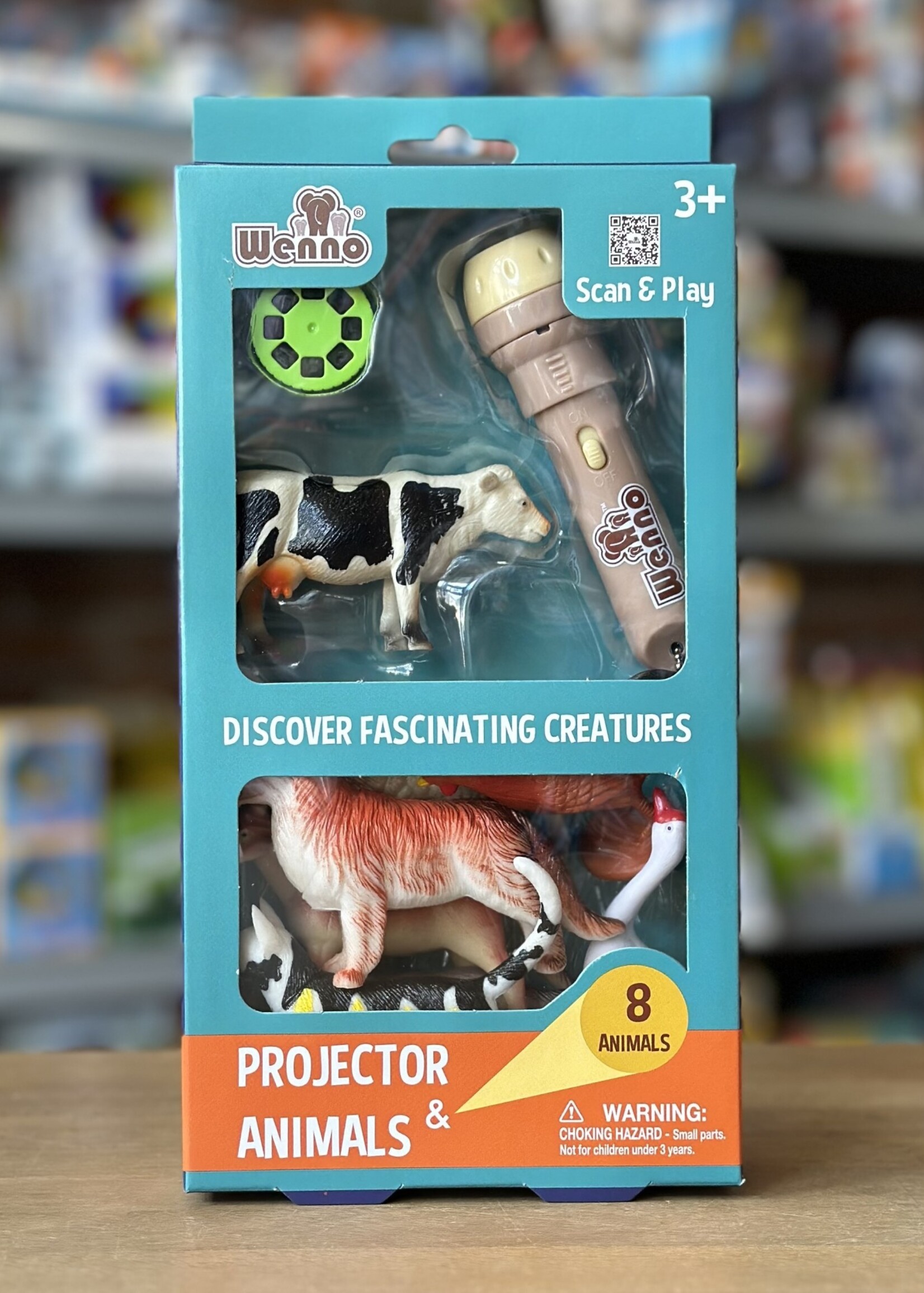 Wenno Farm Animals w/ Torch Projector