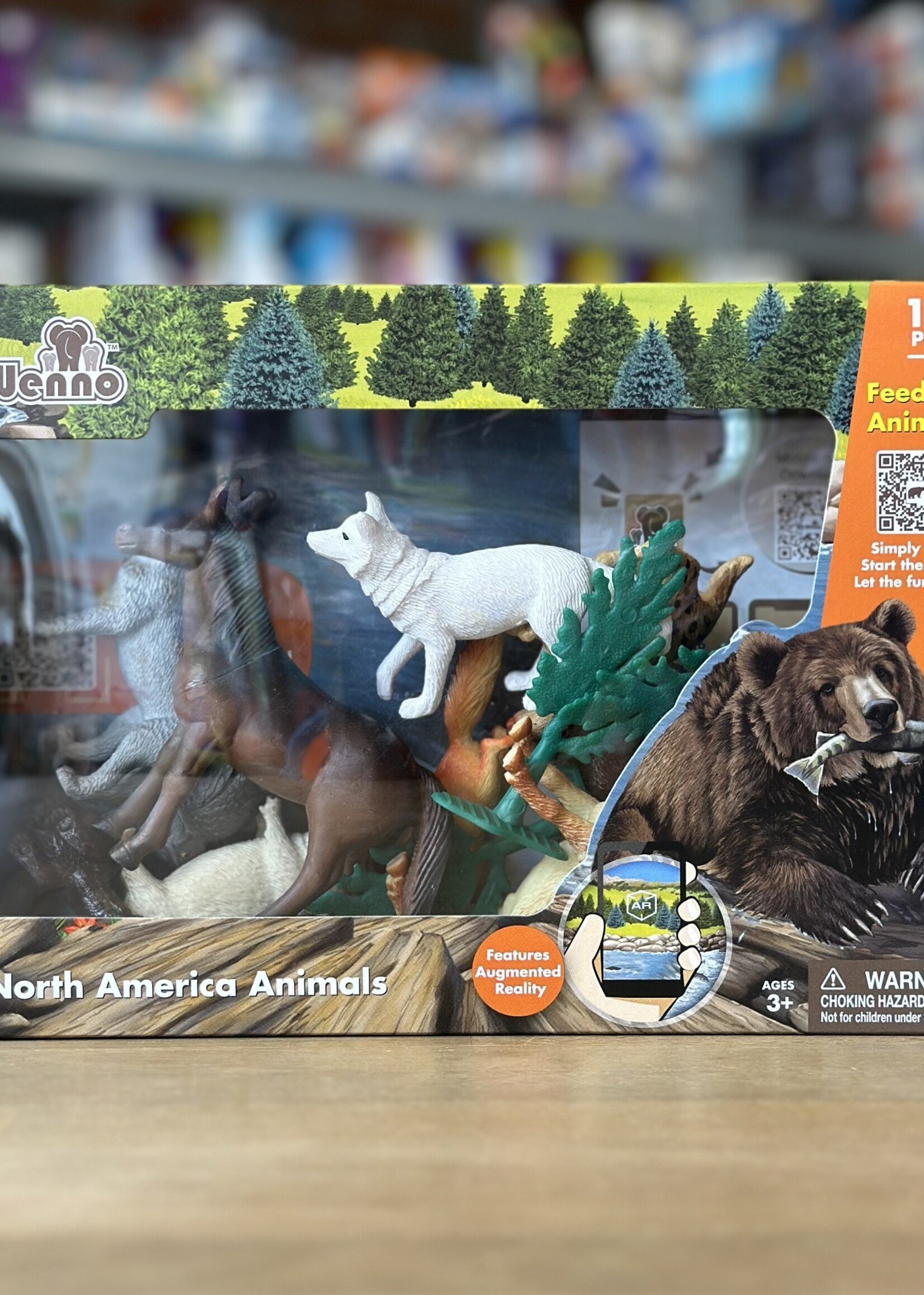 Wenno North American Animals Playset 15 Pc.