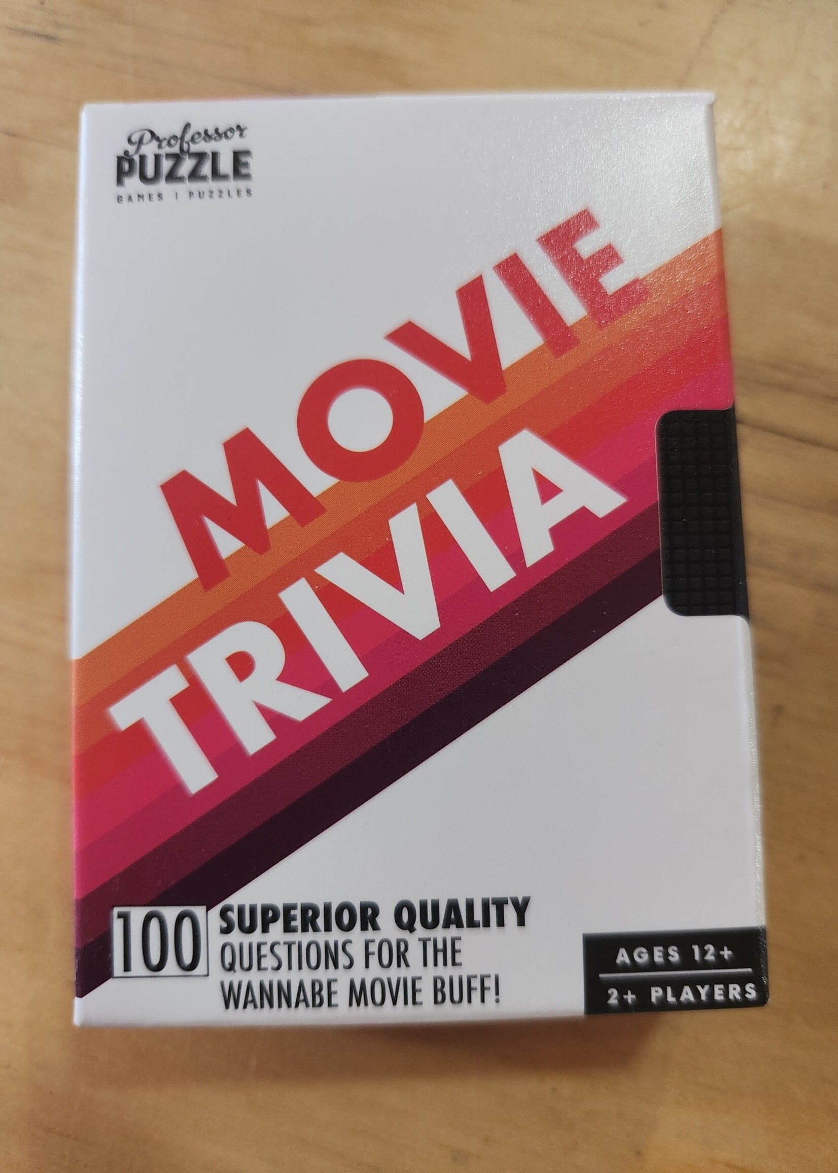 Professor Puzzle Card Game - Movie Trivia