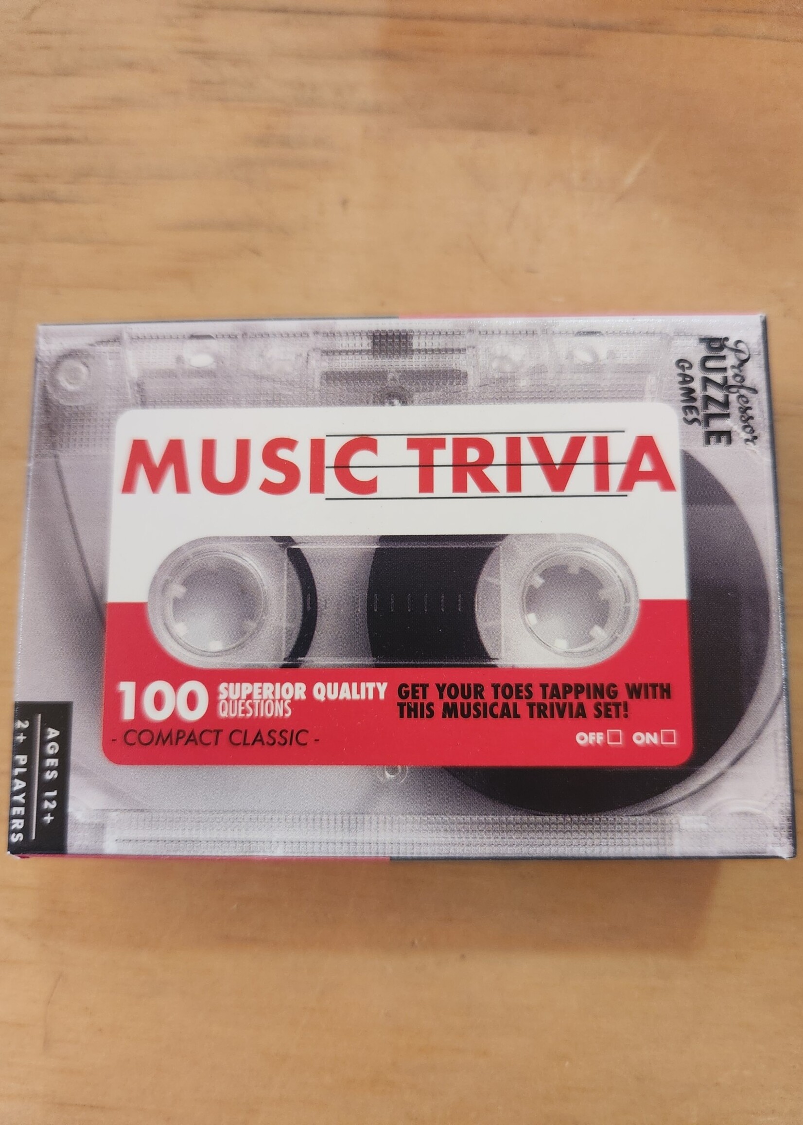 Professor Puzzle Card Game - Music Trivia