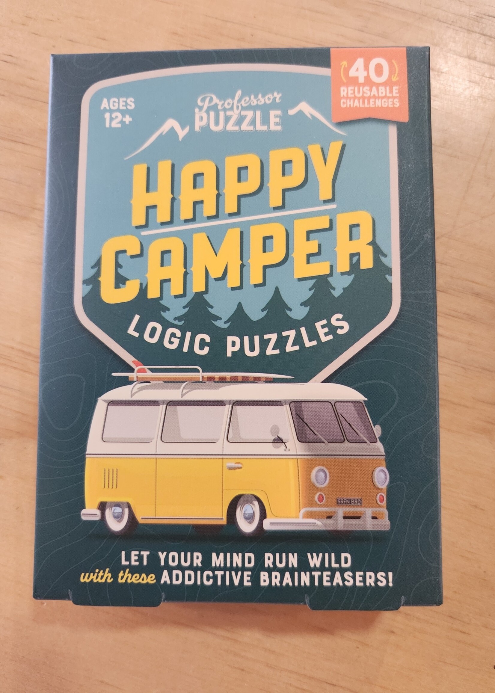 Professor Puzzle Puzzle - Happy Camper Logic Puzzle Cards