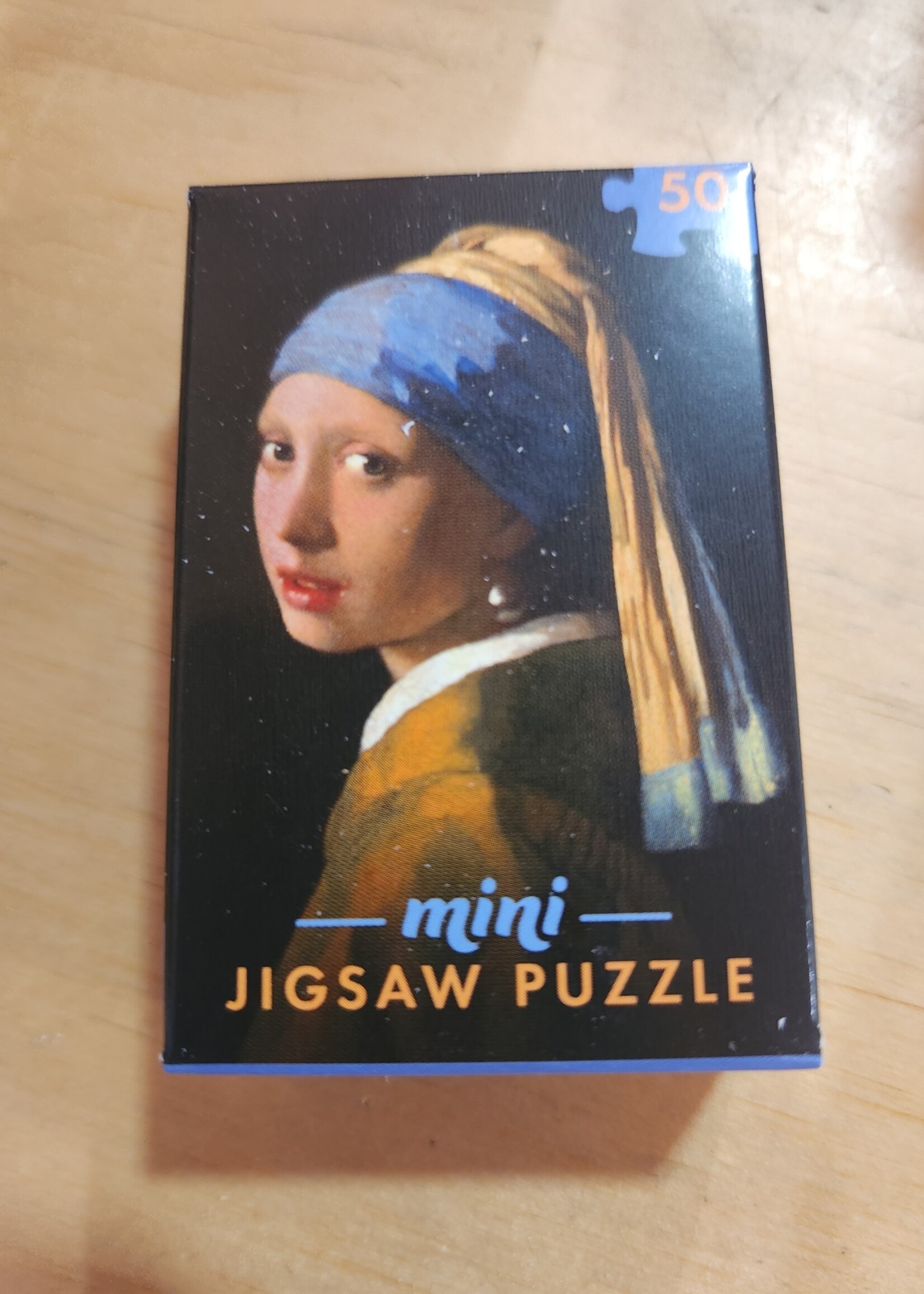 Professor Puzzle Puzzle - Girl with Pearl Earring (Mini Masterpiece) 50 Pc.