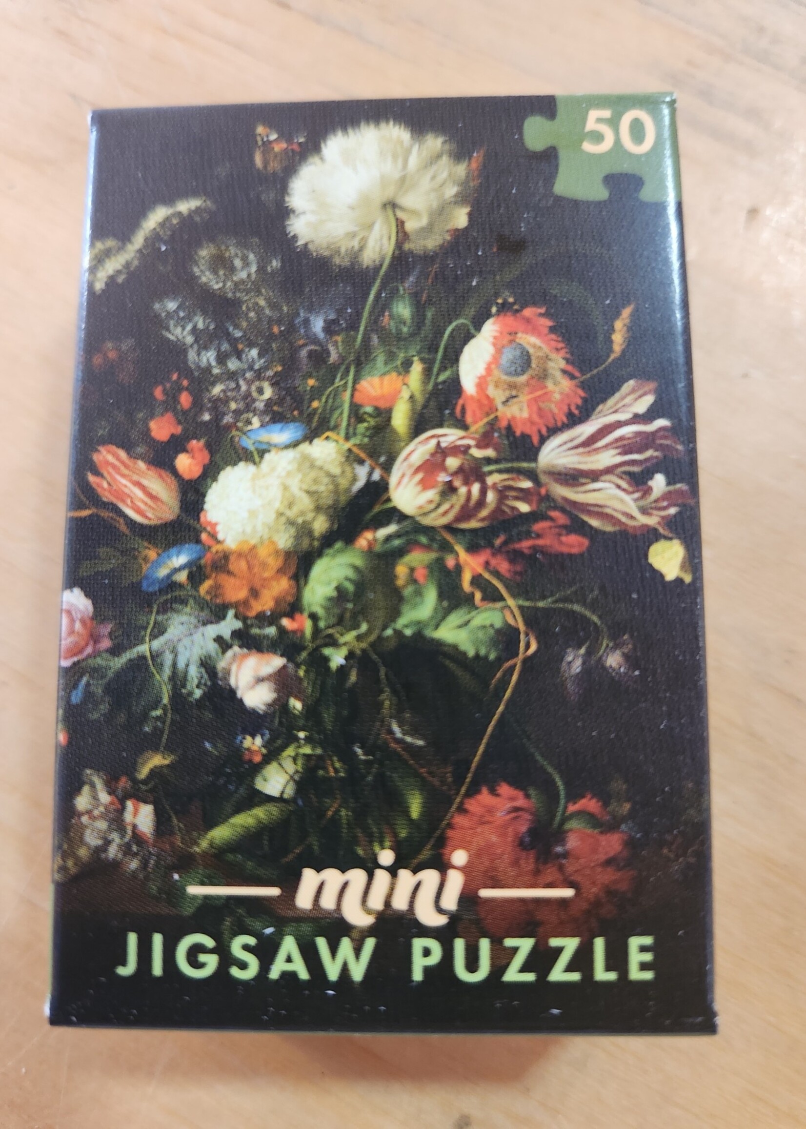 Professor Puzzle Puzzle - Vase of Flowers (Mini Masterpiece) 50 Pc.