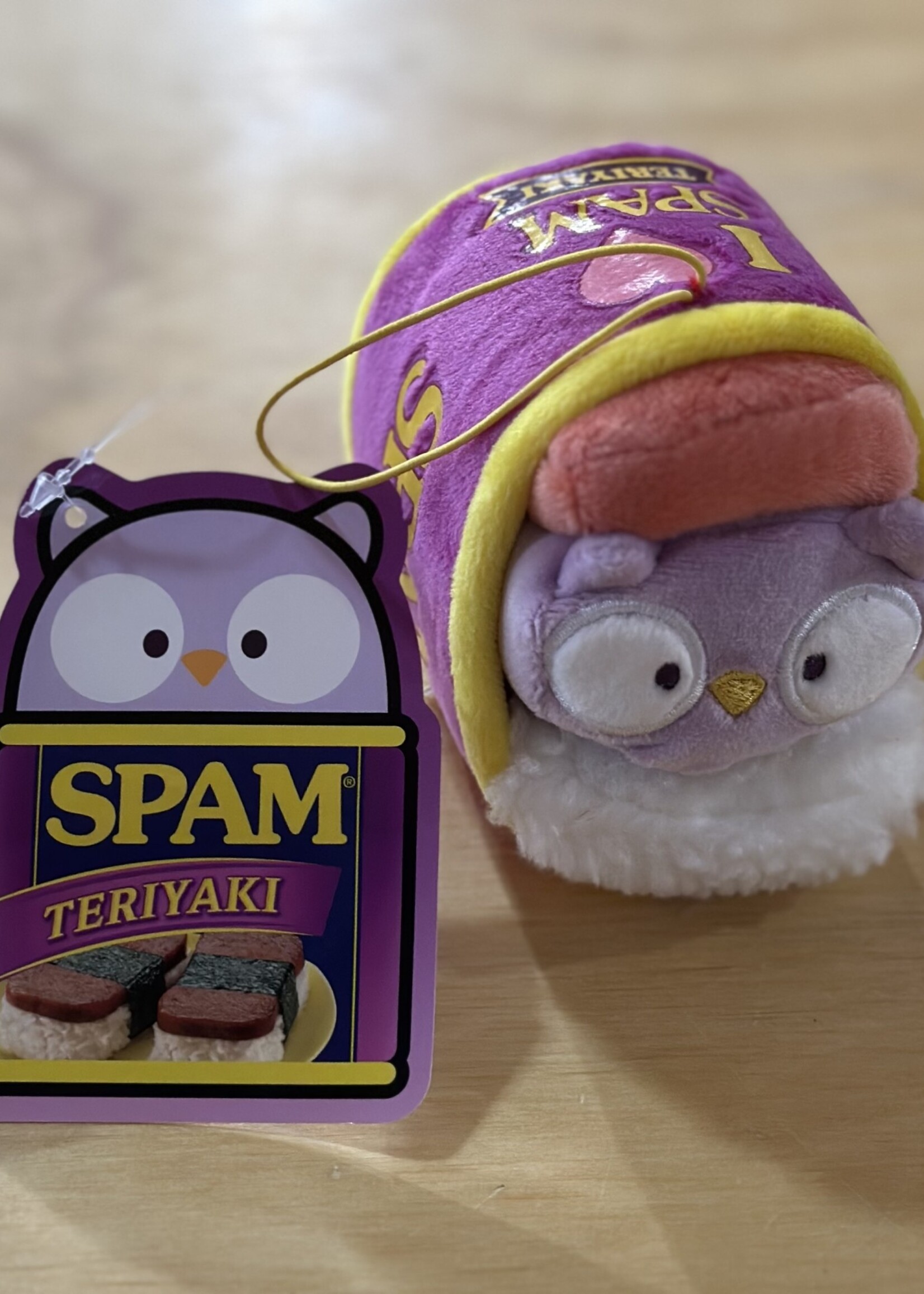 Annirollz -Spam  Teriyaki Owlyroll  Keychain