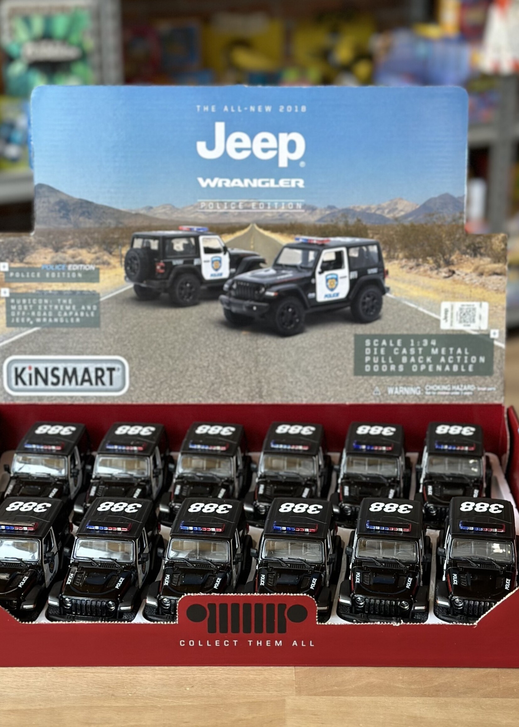 The Toy Network 2018 Police Jeep Wrangler