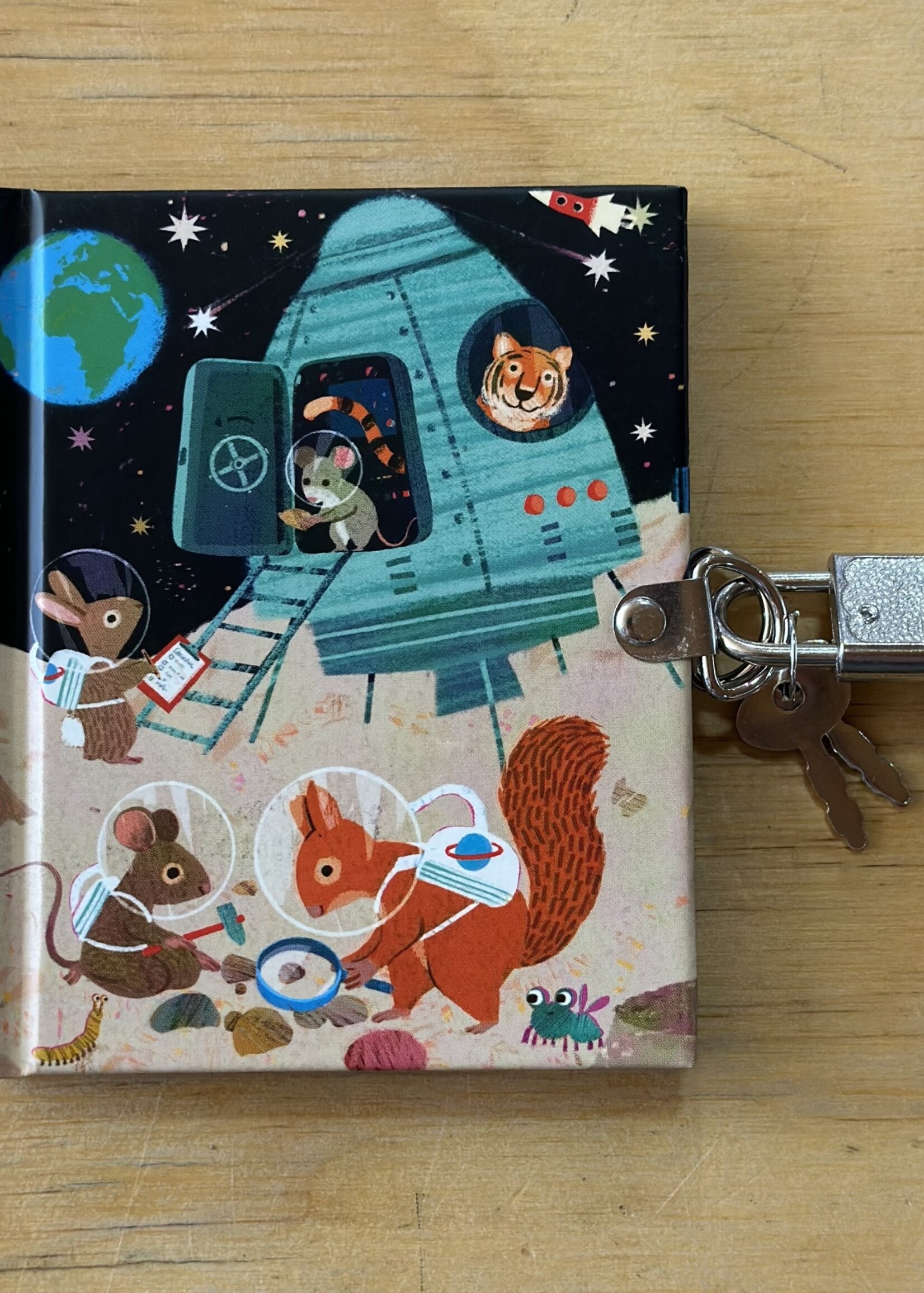 eeBoo Moon Visit (Very Small Journal)