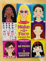 Melissa & Doug Sticker Pad - Make A Face Fashion Faces