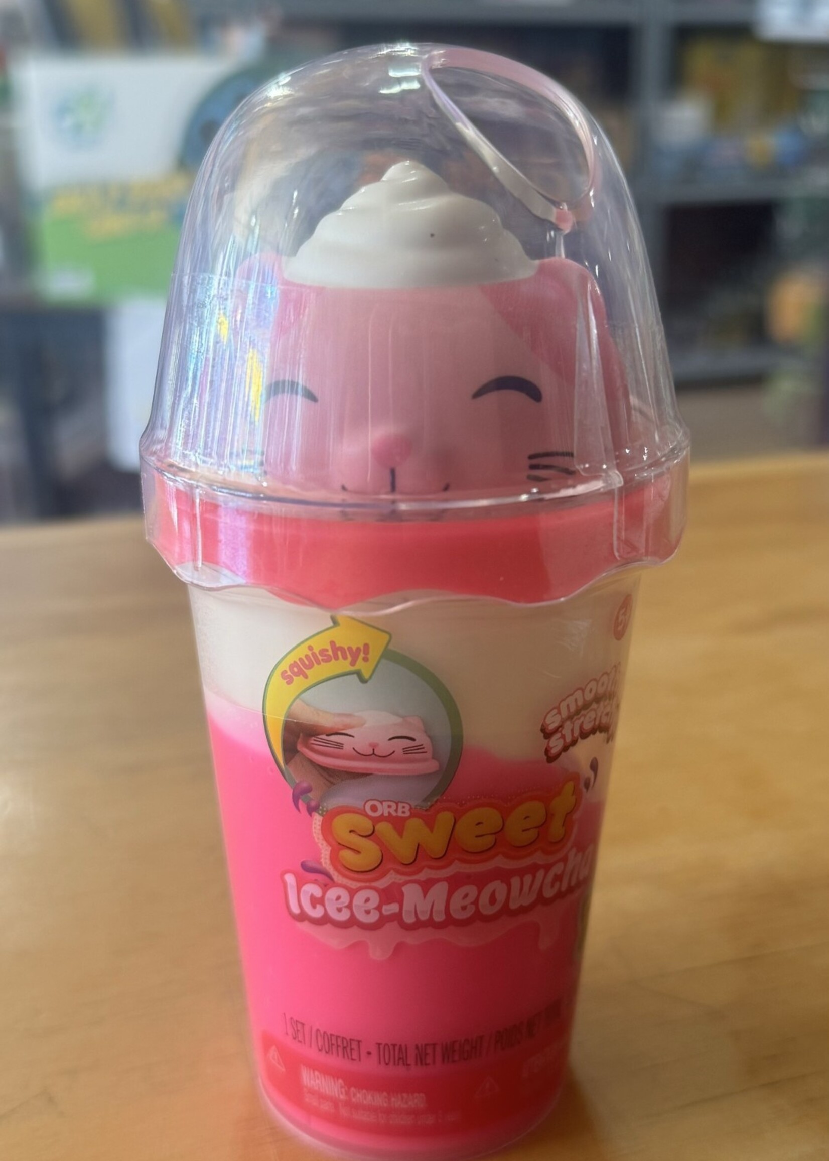 ORB Sweet Cafe Cups Slime - Icee-Meowcha Pink