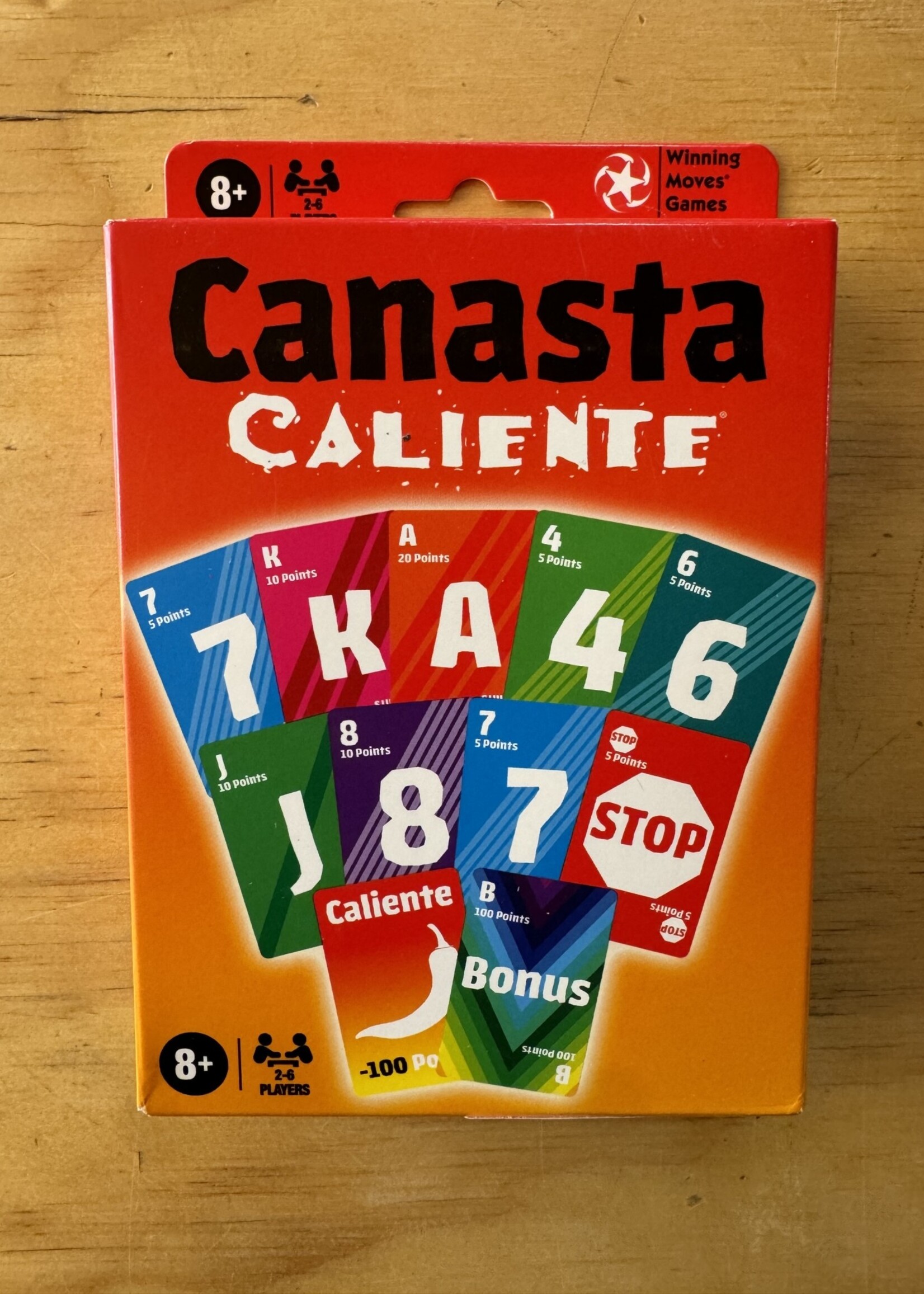 Winning Moves Card Game - Canasta Caliente