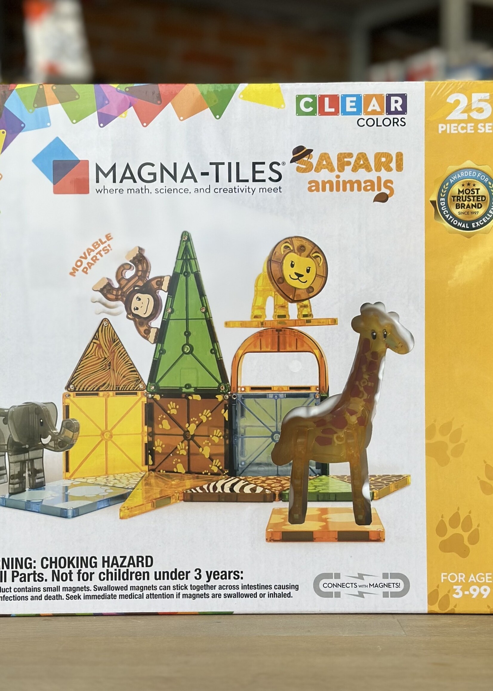 Magna-Tiles Safari Animals 25 Pc. Set