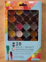 Bright Stripes 28 pk Bold & Bright Watercolors