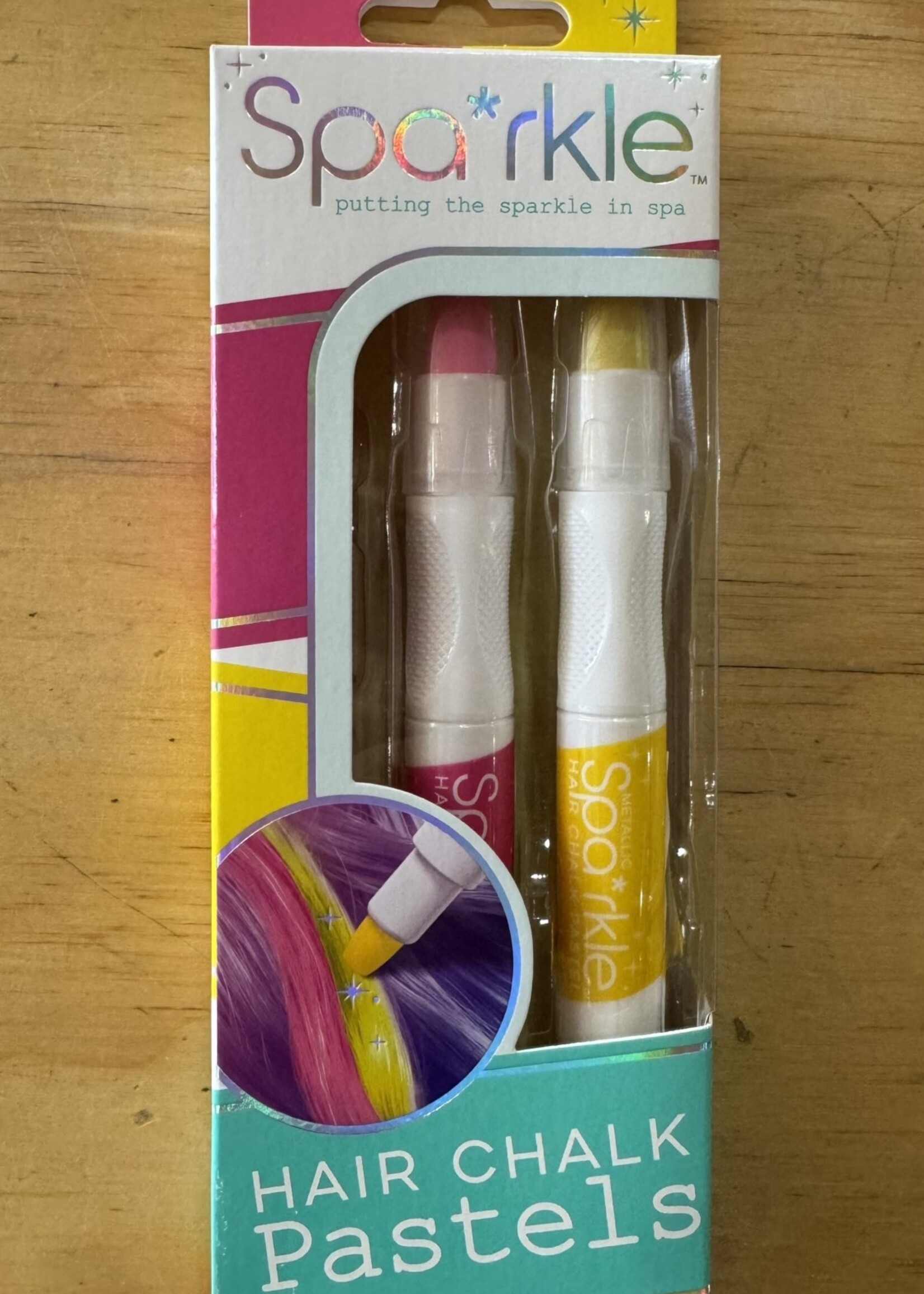 Sparkle 2-Pack Hair Chalk Pink /Yellow