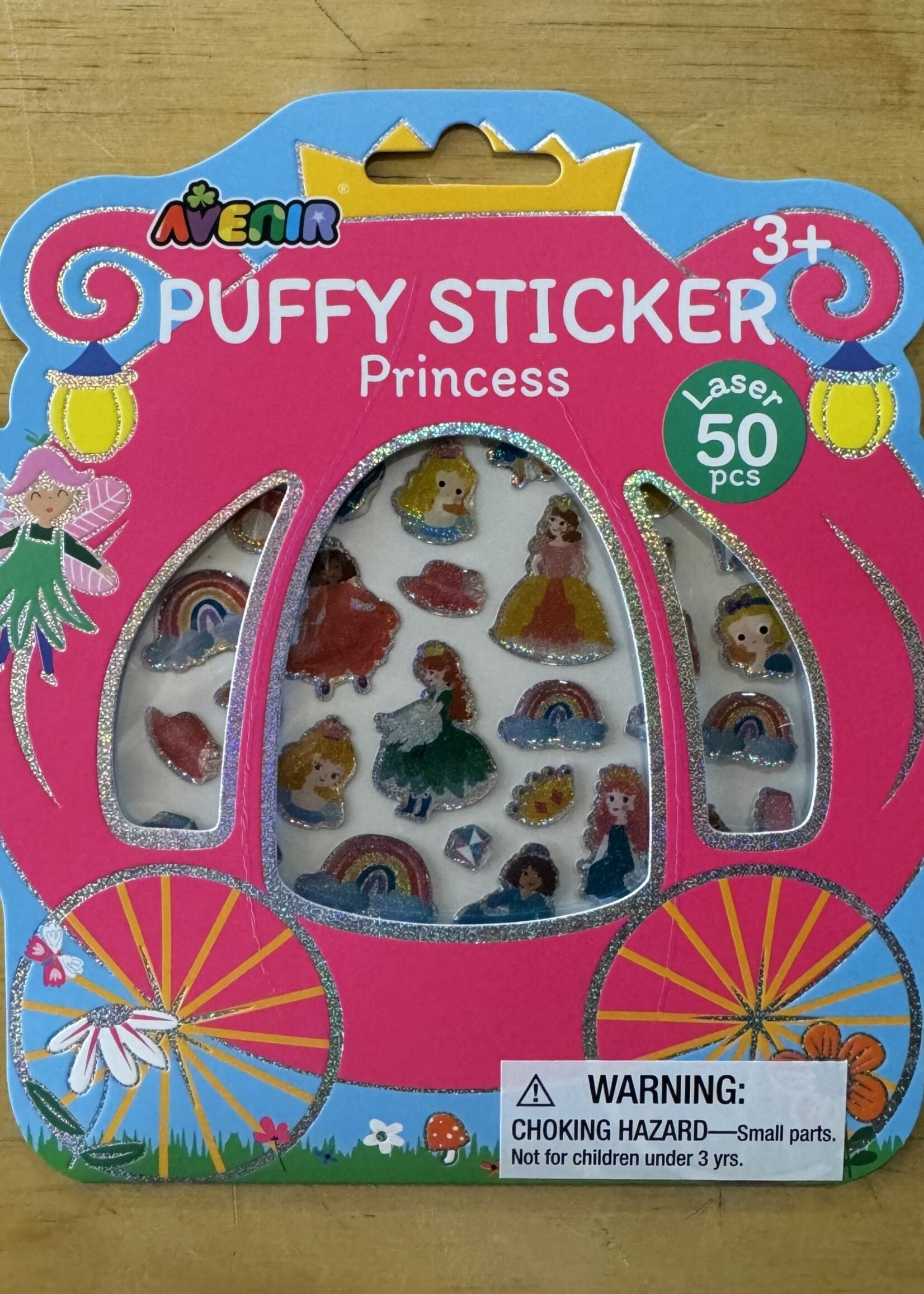 Avenir Puffy Stickers Princess
