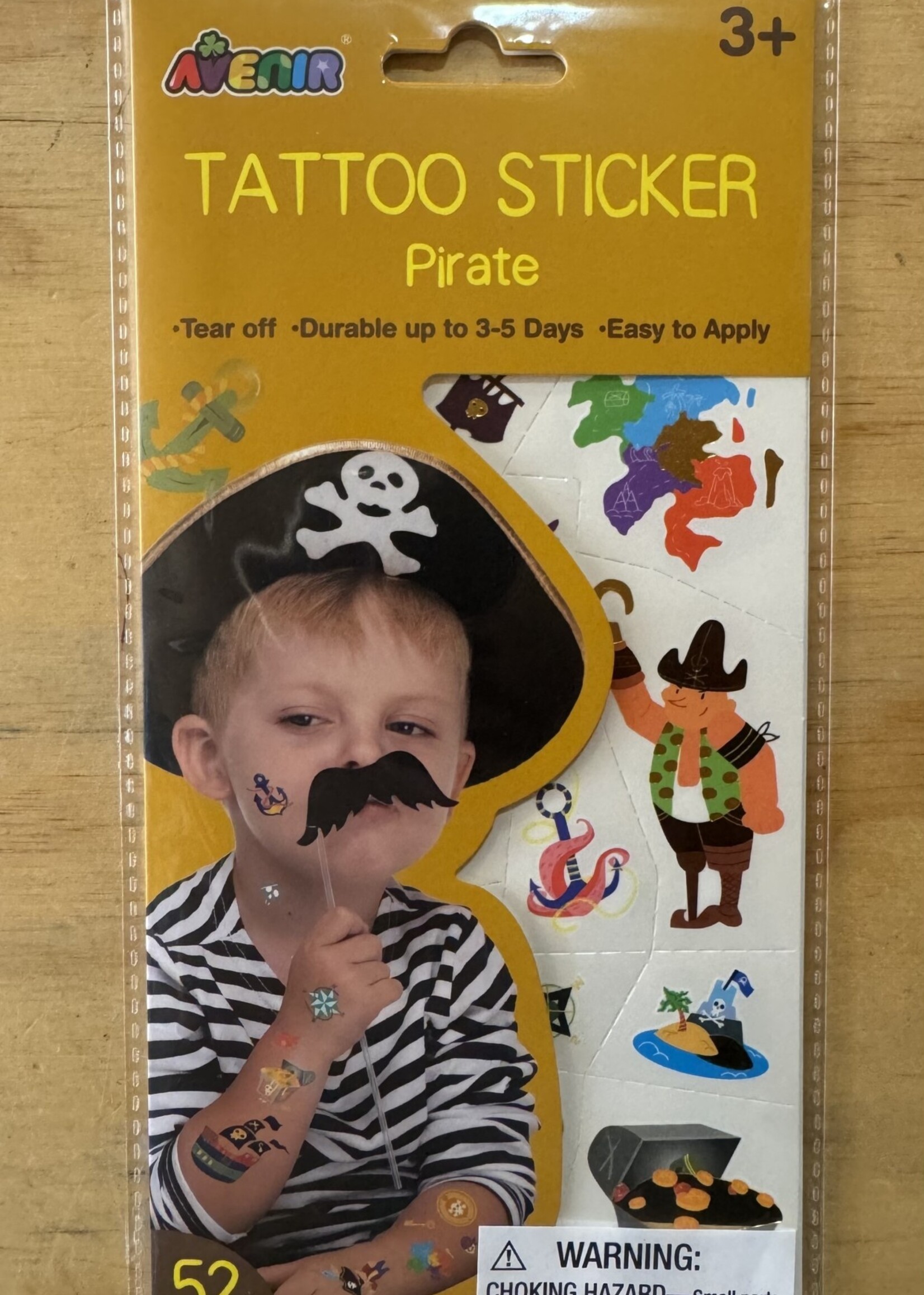 Avenir Tattoo Stickers - Pirate