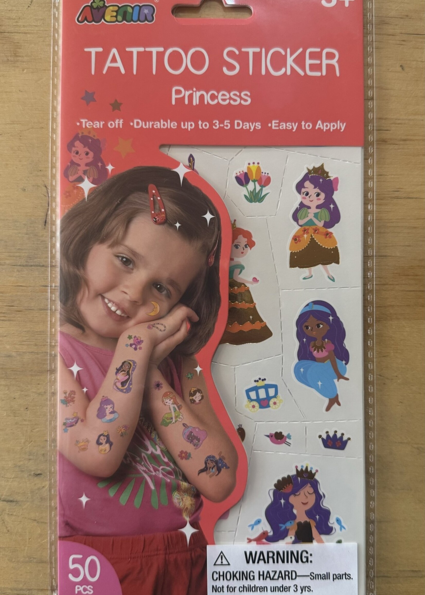 Avenir Tattoo Stickers - Princess