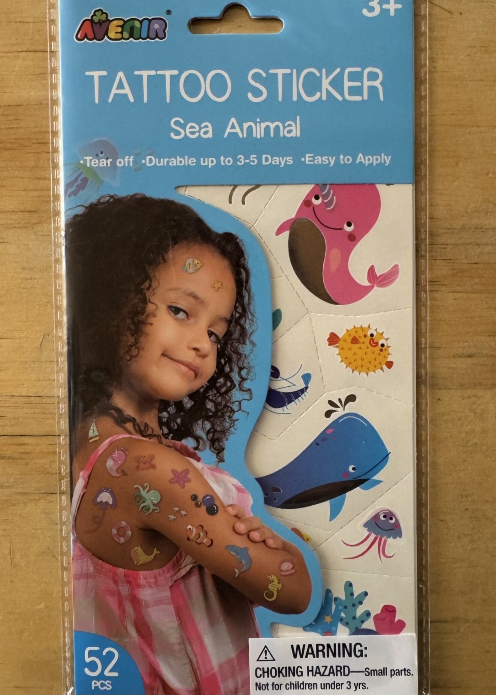 Avenir Tattoo Stickers - Sea Animal