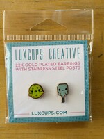 Luxcups Creative Pickleballer Earrings