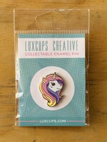 Luxcups Creative Rainbow Unicorn Enamel Pin