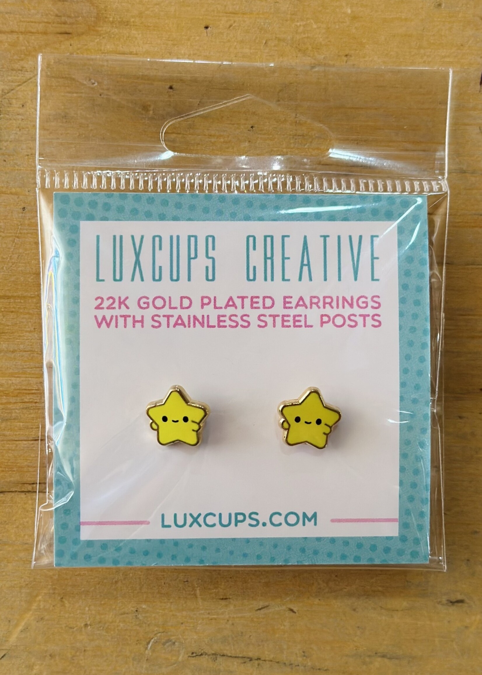 Luxcups Creative Bright Shining Star Earrings