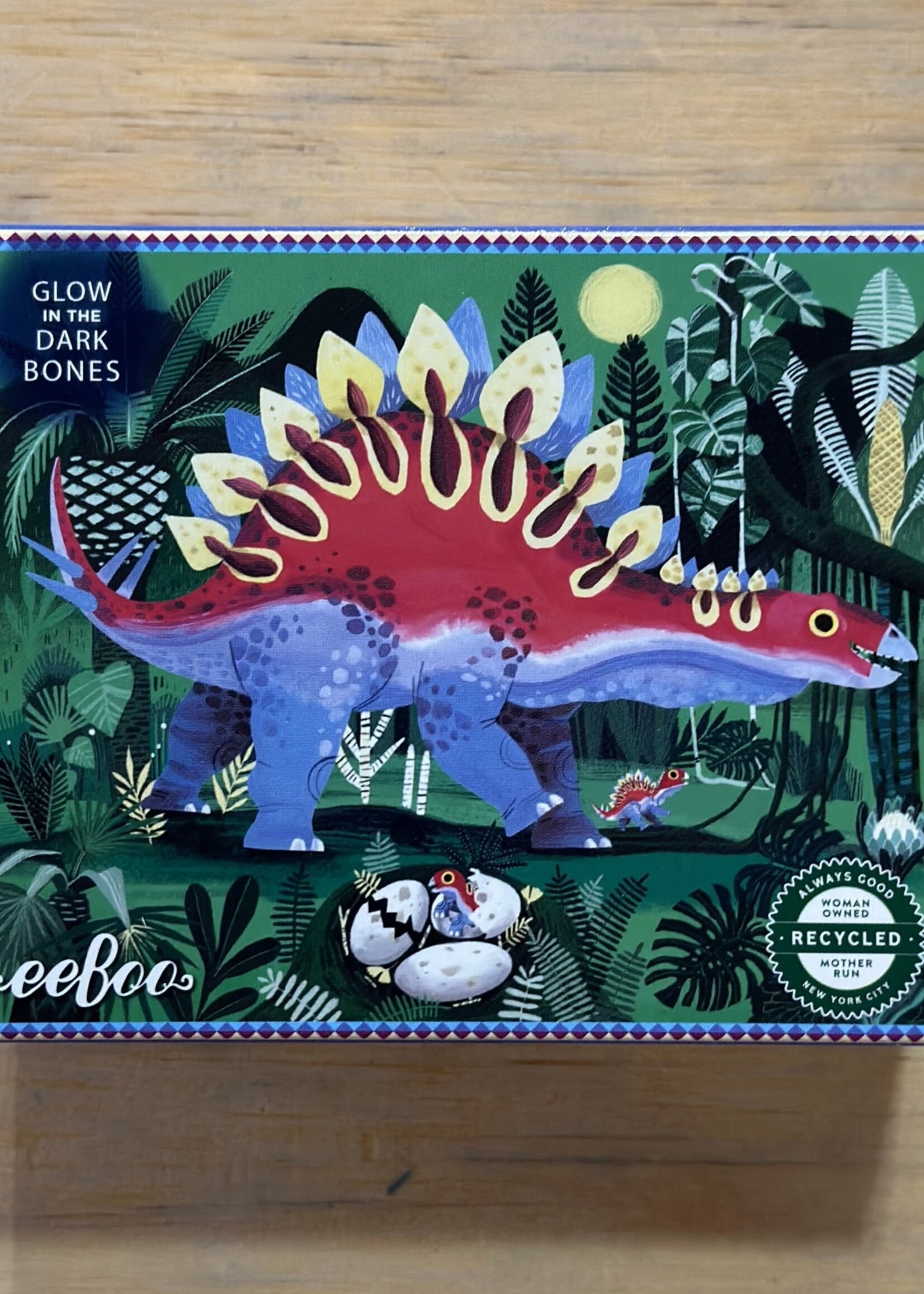 eeBoo Puzzle - Stegosaurus (Dino Mini Puzzle) 36 Pc.