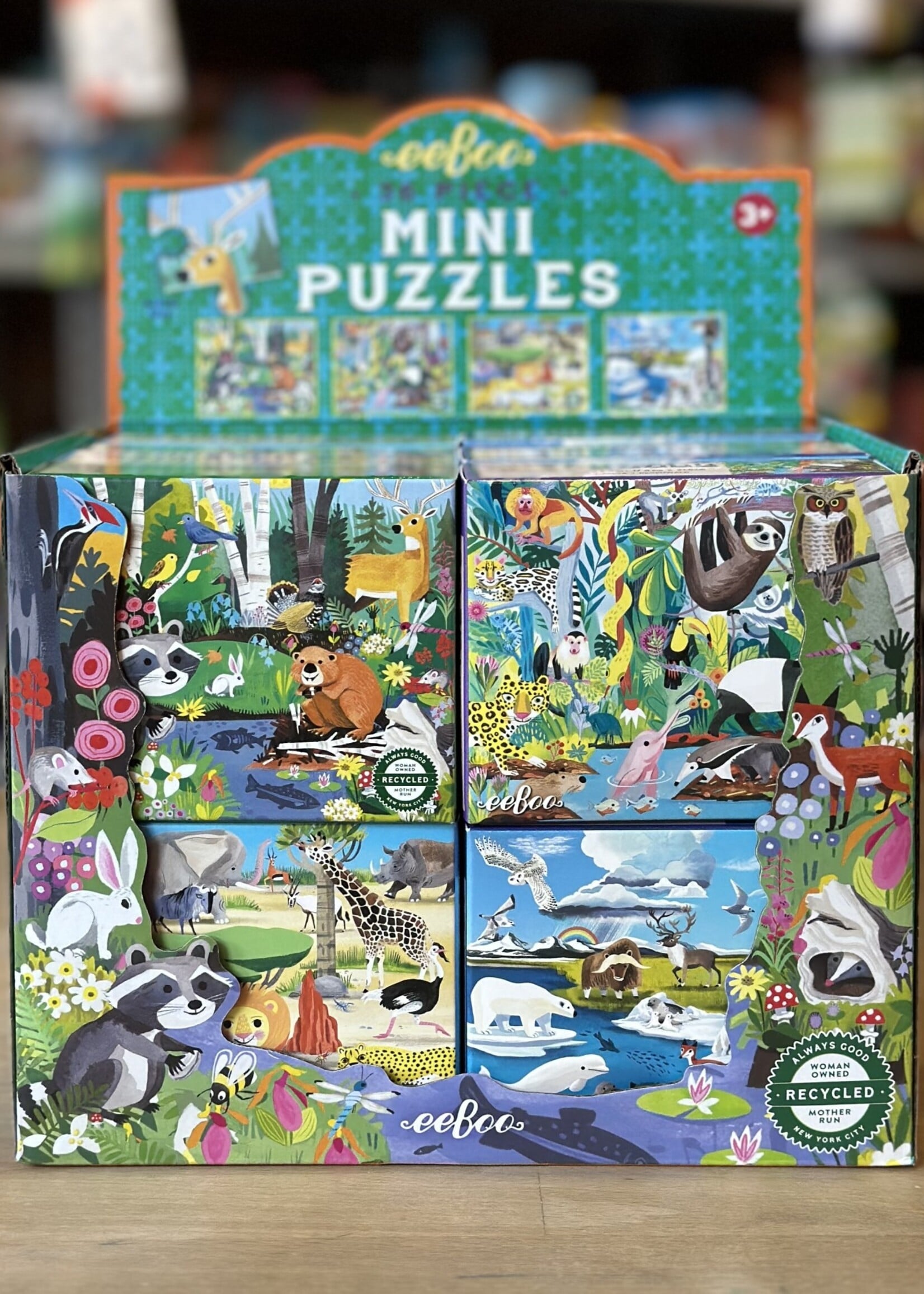 eeBoo Puzzle - Savanna (Wild Habitats Mini Puzzle) 36 Pc.