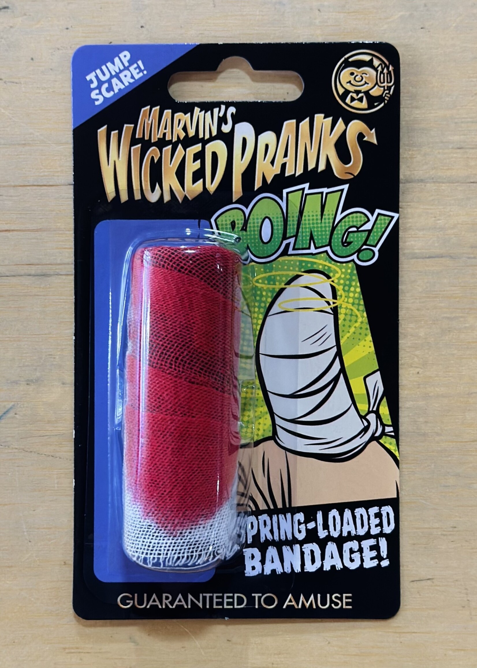 Marvin's Magic Spring-Loaded Bandage (Marvin’s Wicked Pranks)