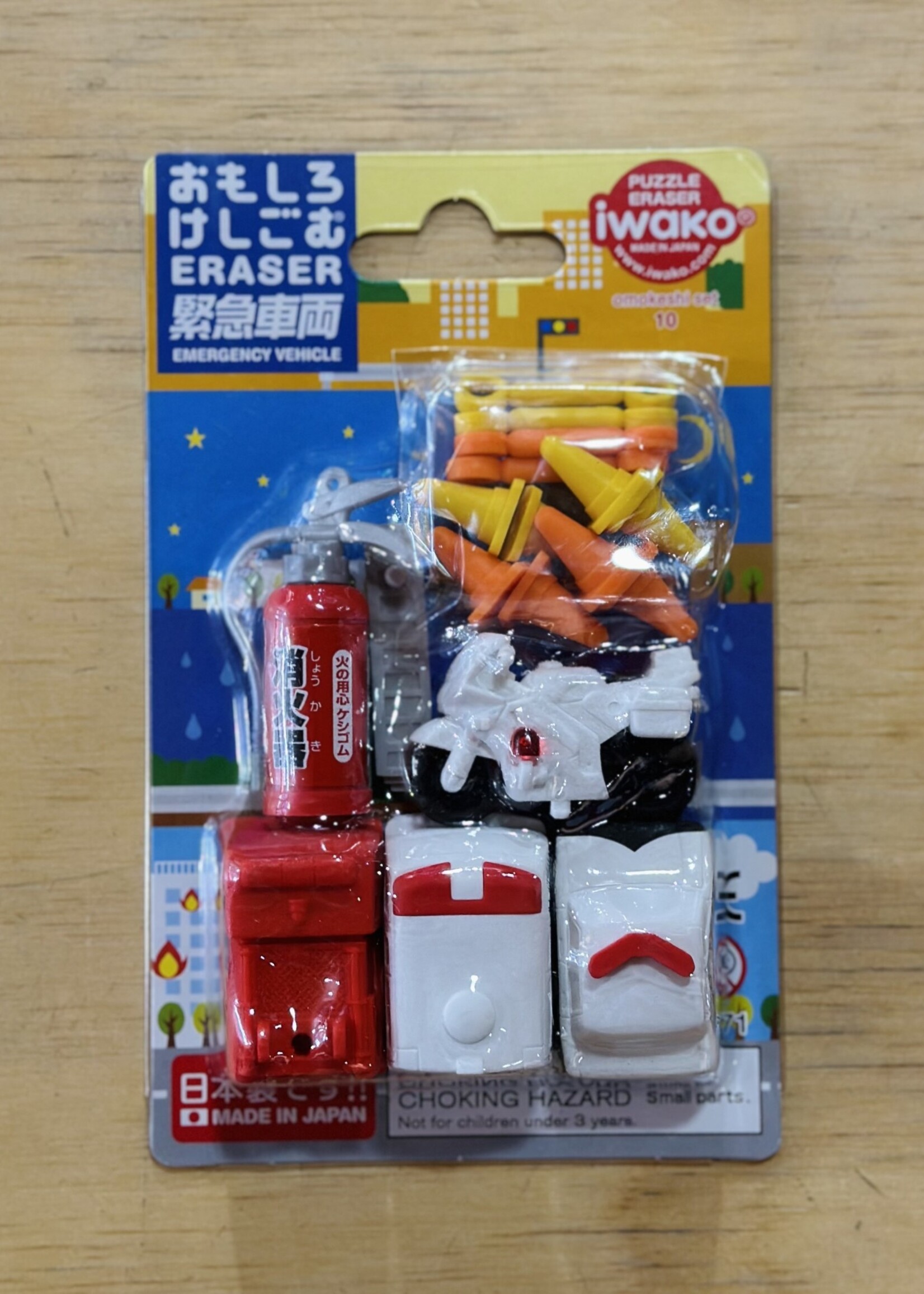 Iwako Emergency Eraser Cardset