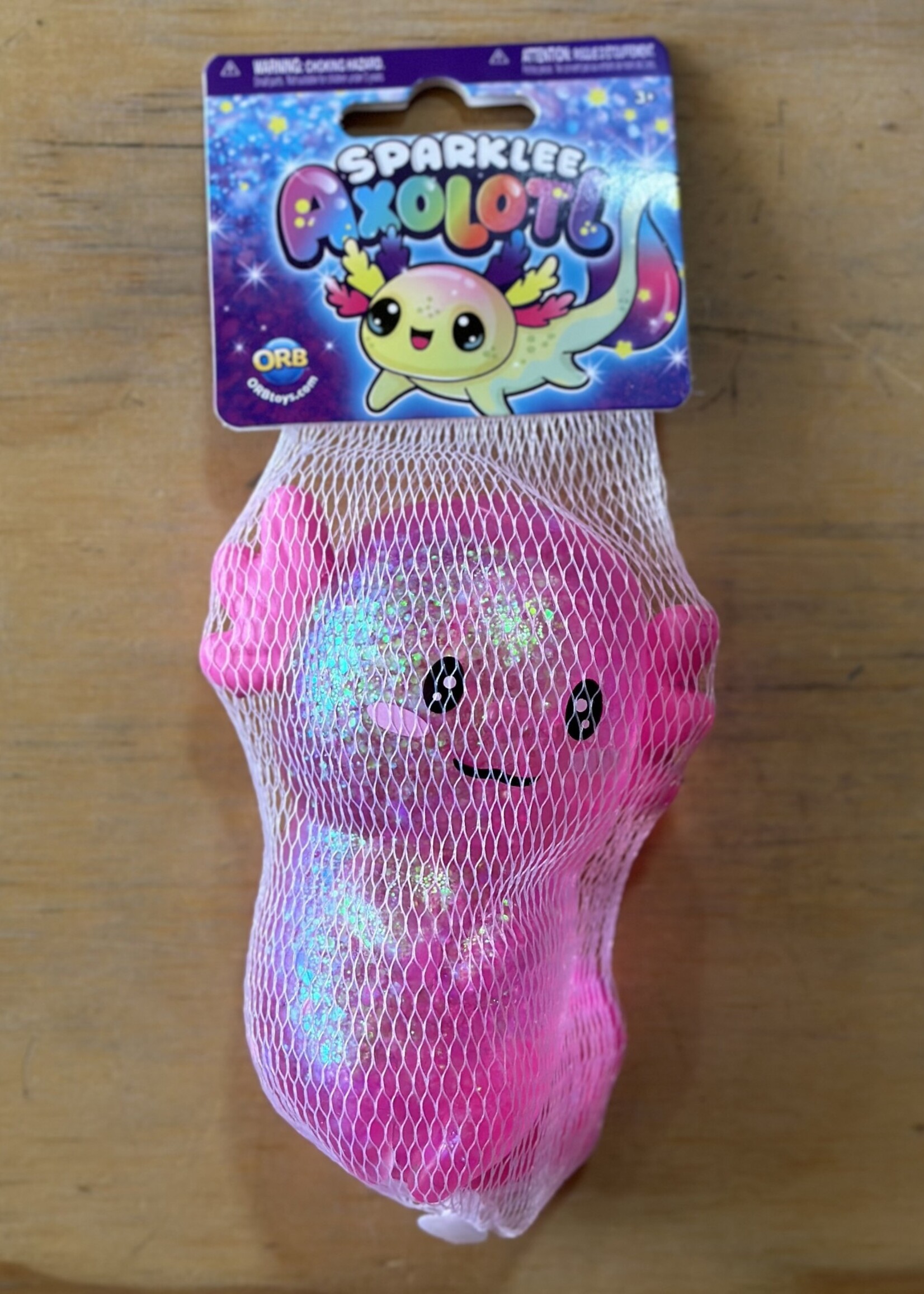 ORB Orb Curiosities Sparkle Axolotl - Pink