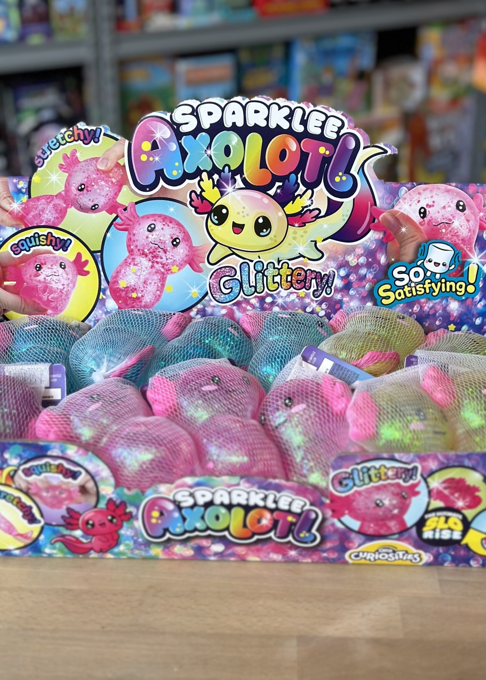 ORB Orb Curiosities Sparkle Axolotl - Pink