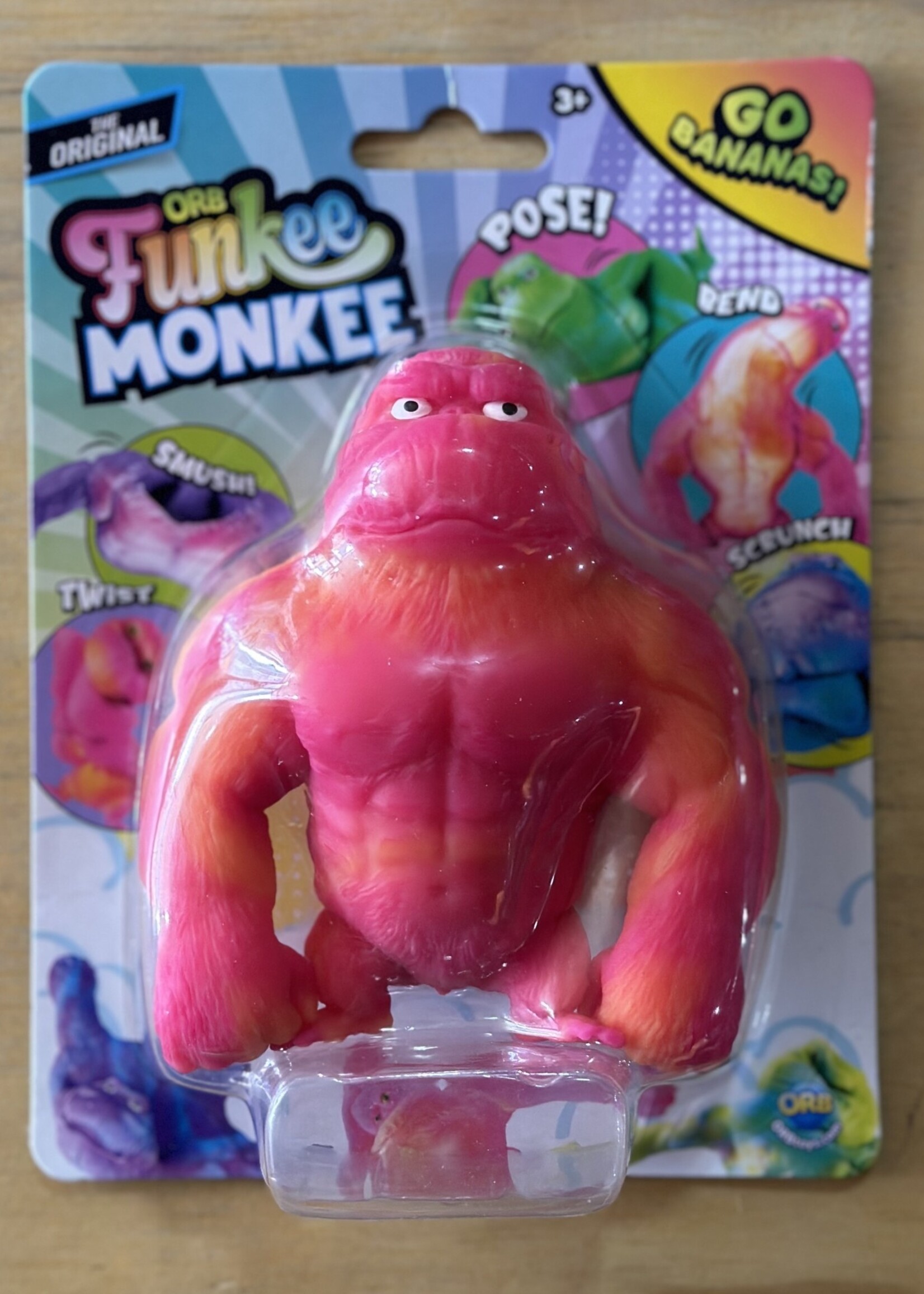 ORB Funkee Monkee - Mega with Surprise (Pink/Orange)