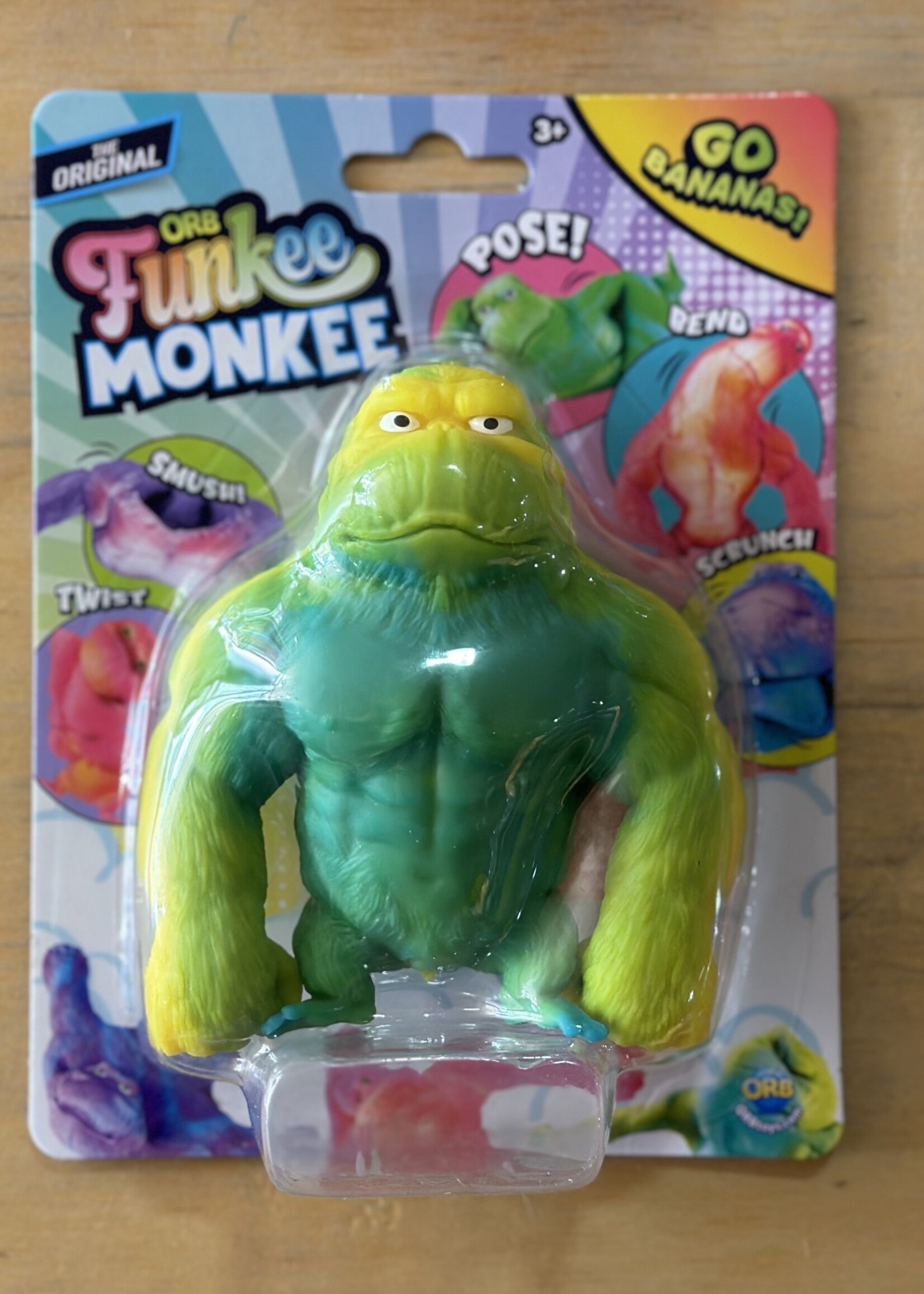 ORB Funkee Monkee - Mega with Surprise (Yellow/Green)