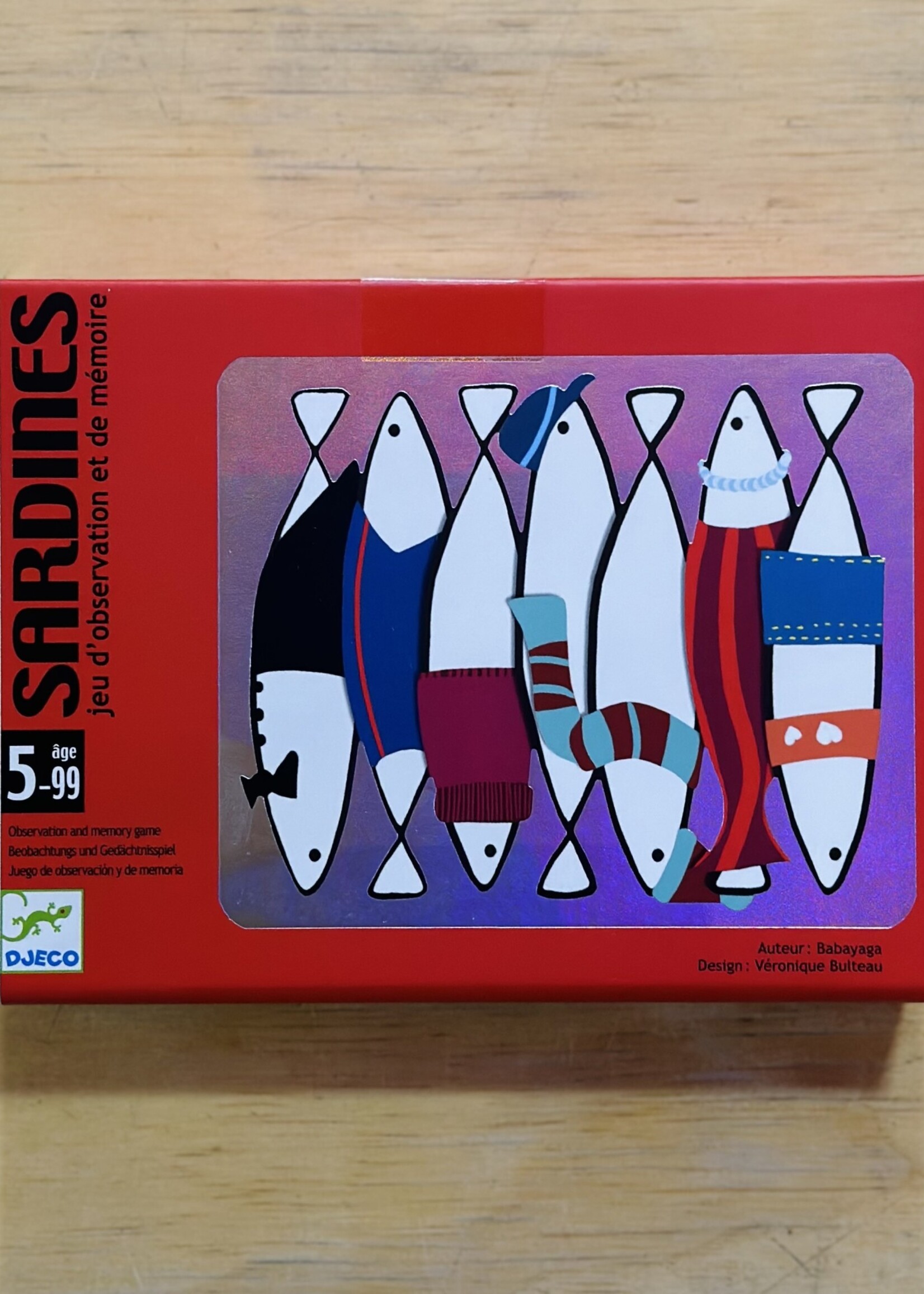 Djeco Card Game - Sardines