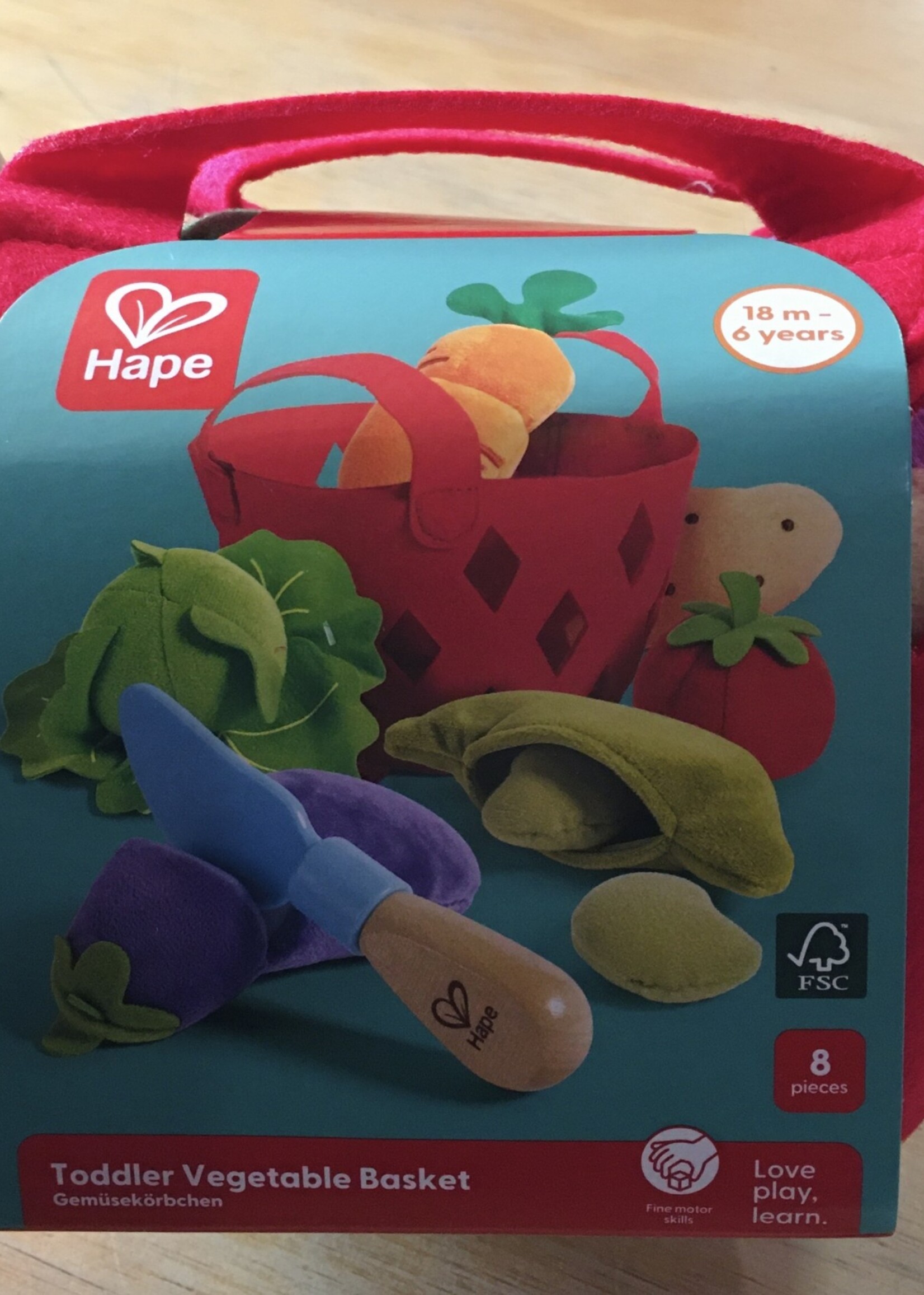 Toddler Vegetable Basket