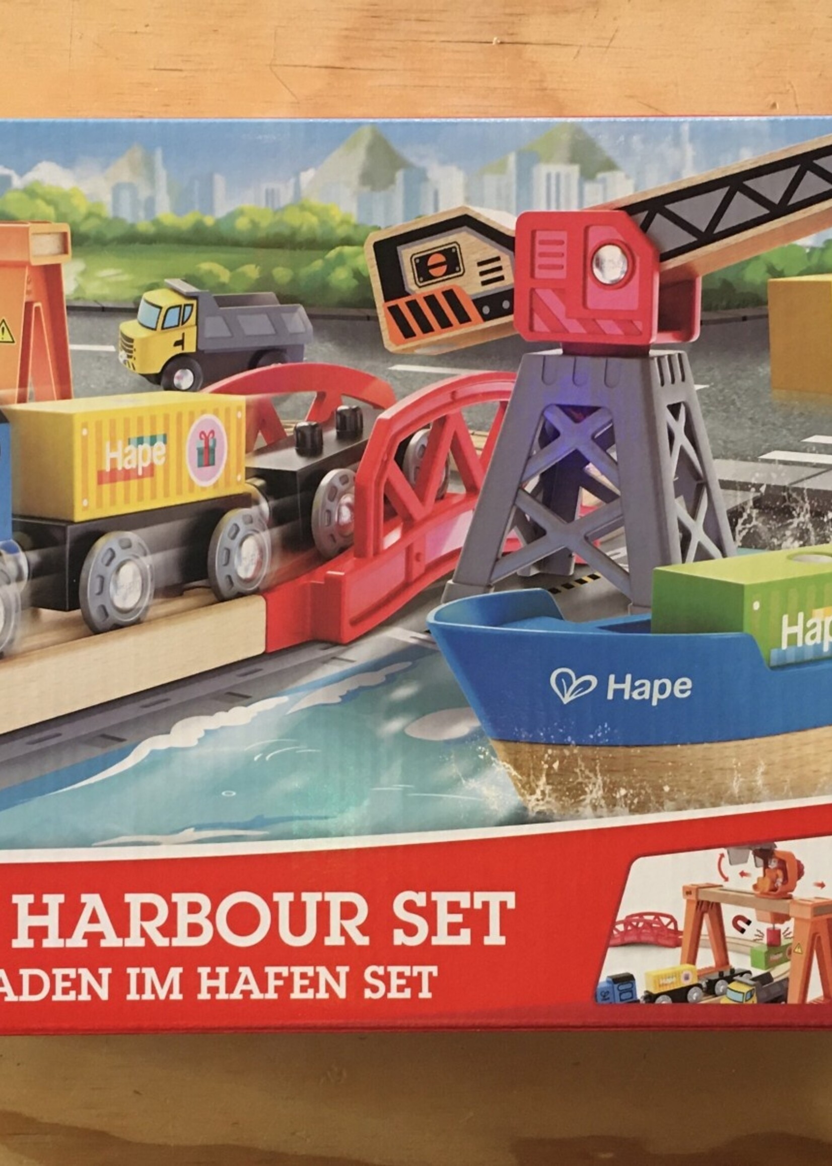 Hape Lift & Load Harbor Set