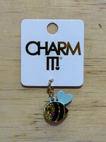 Charm It! Charm It! - Gold Glitter Bee Charm