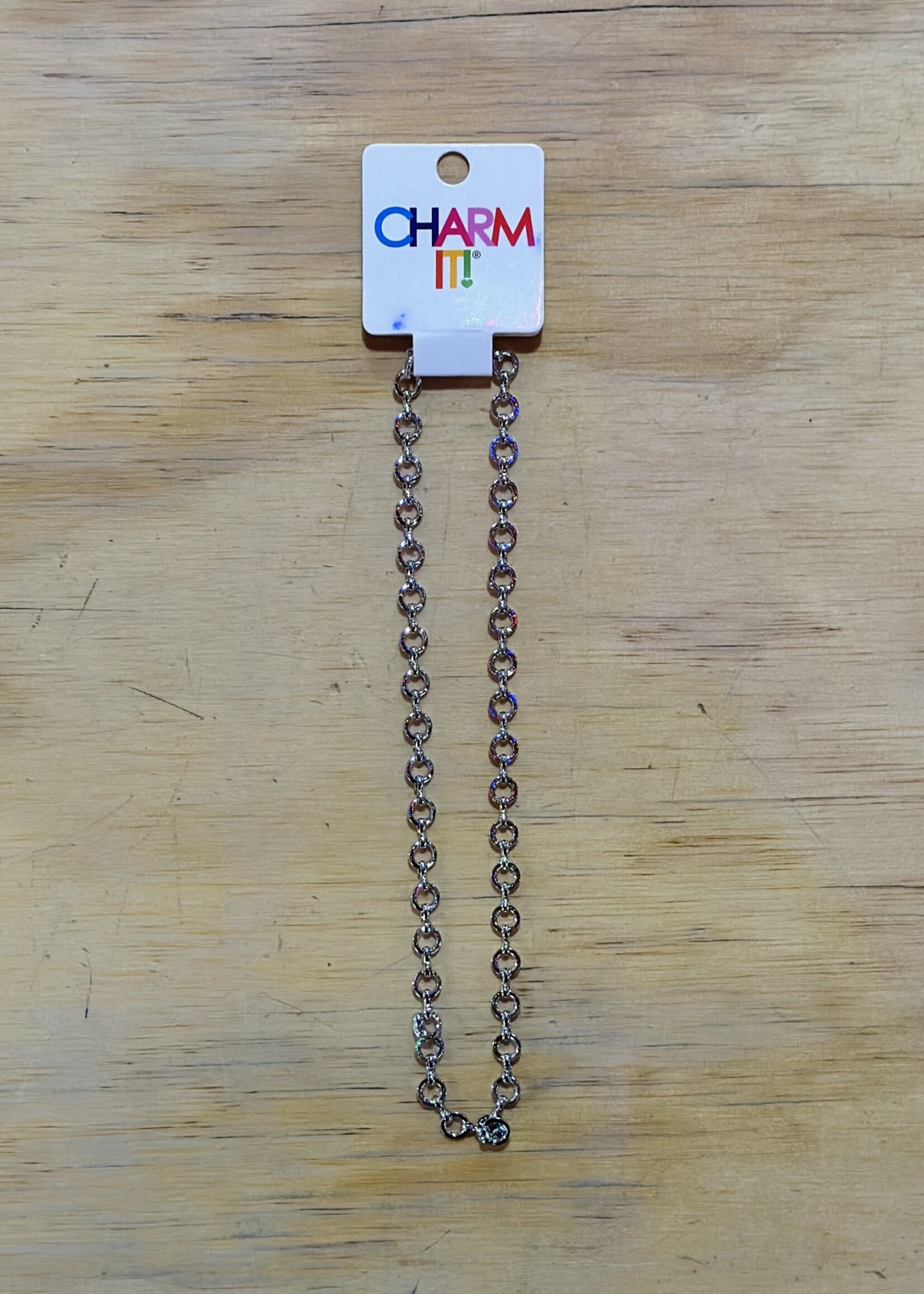 Charm It! Charm It! - Silver Chain Choker Necklace